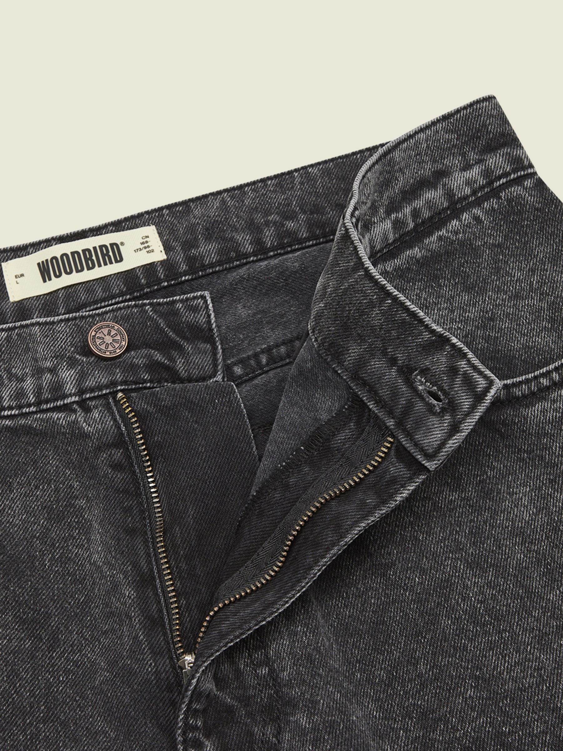 Woodbird Leroy Thun Black Jeans Jeans Dark Grey