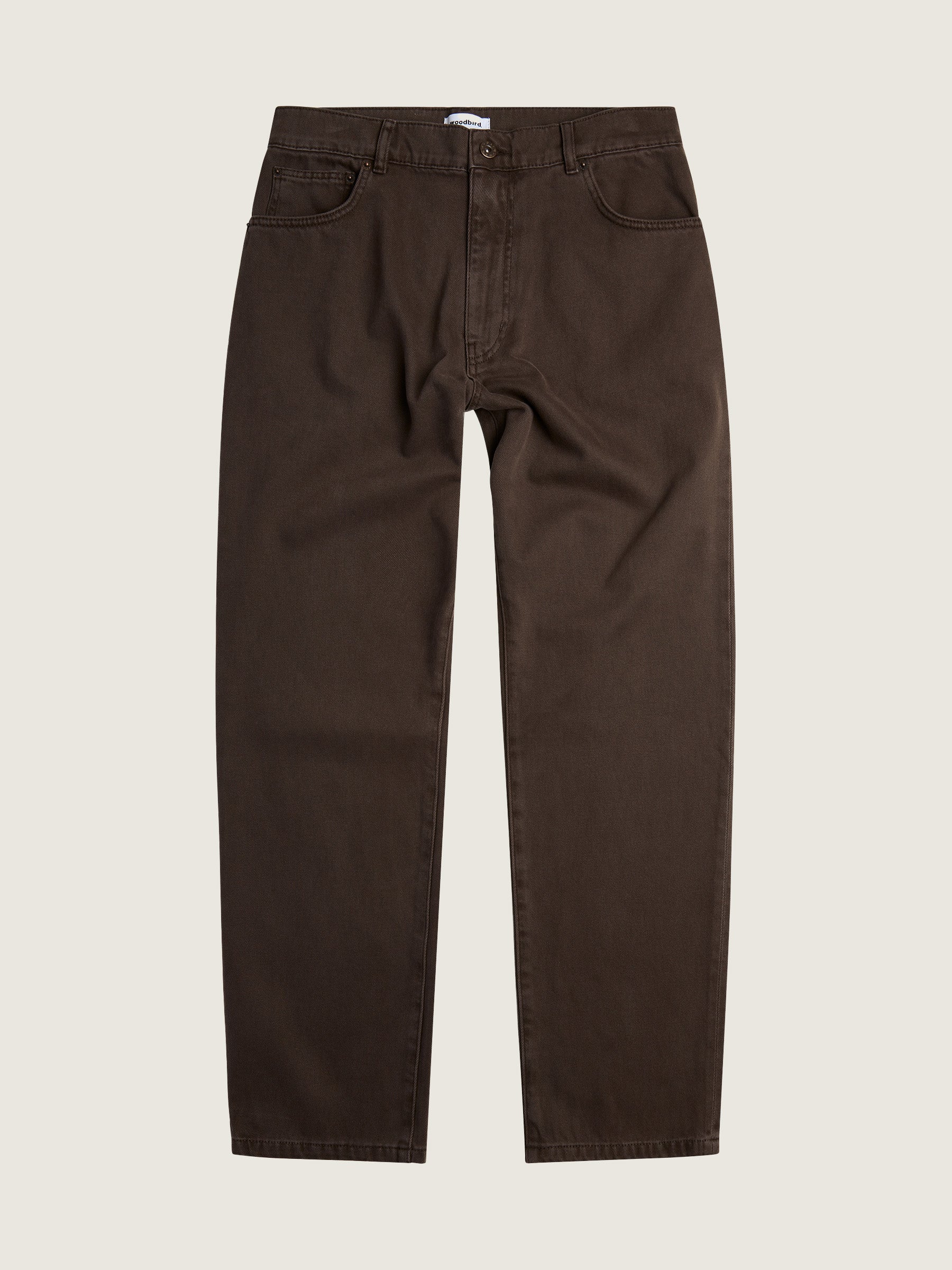 Woodbird Leroy Twill Pants Jeans Brown