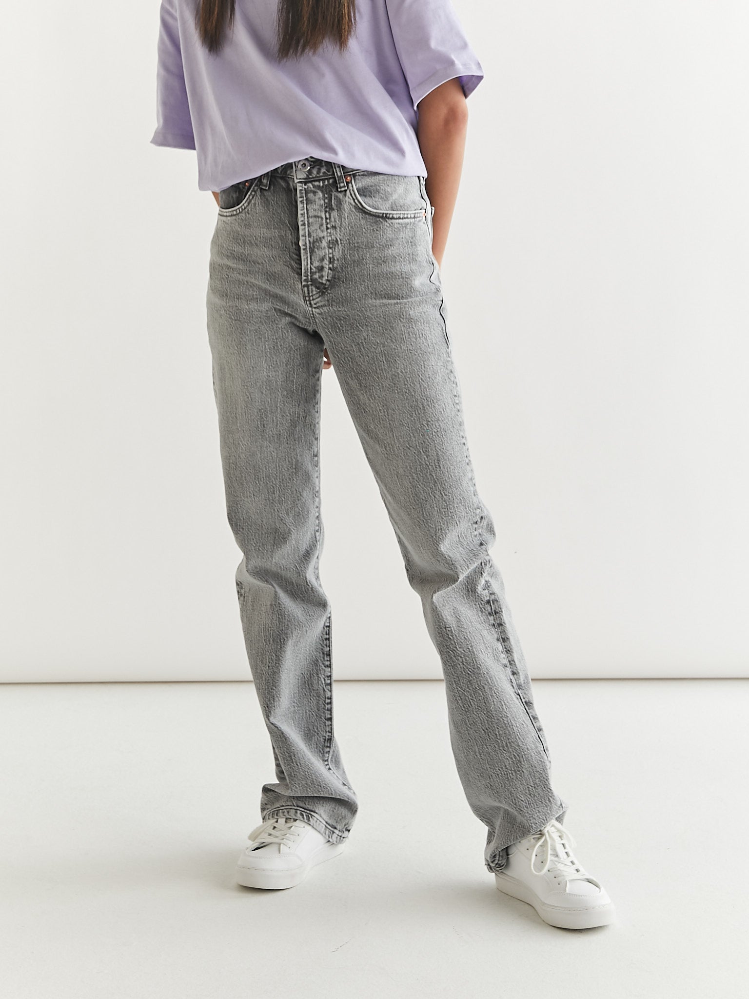 Slim Fit Straight Leg Jeans Men's Casual Street Style - Temu
