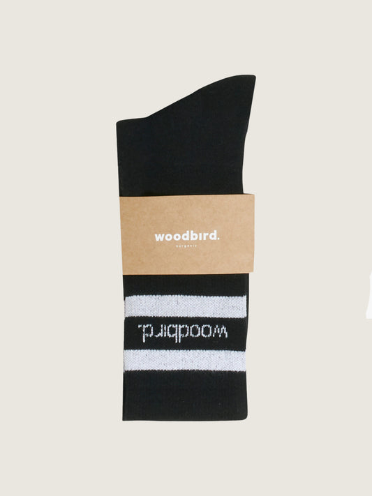 Woodbird Our Sport Socks Accessories Black-White