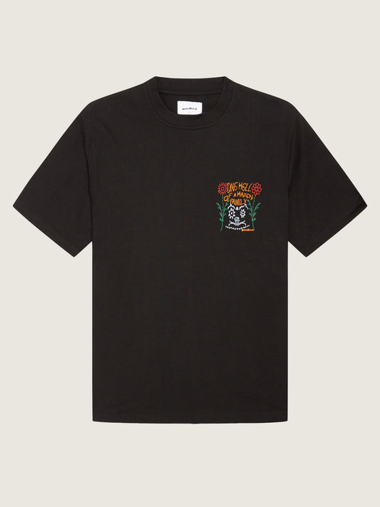 Woodbird Rics Family Tee T-Shirts Black