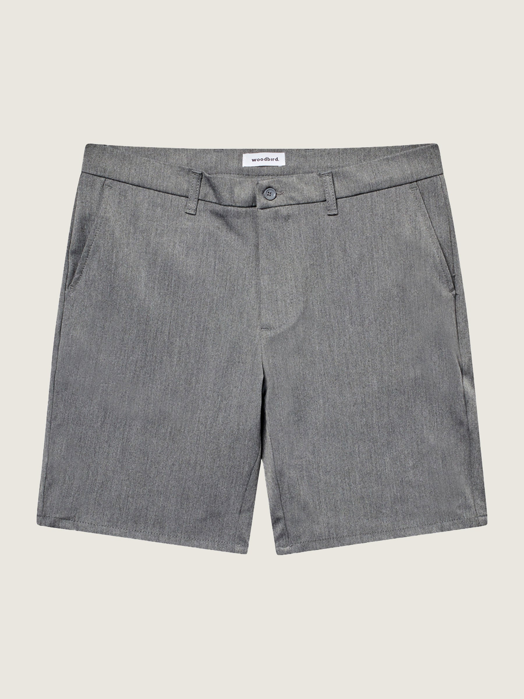 Woodbird  Steffen Twill Shorts Shorts Light Grey