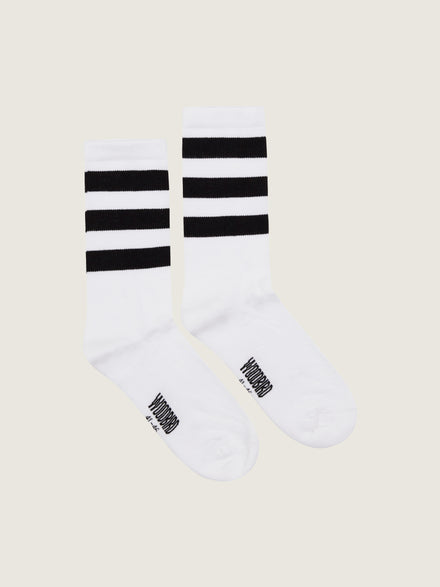 WBTennis Socks 2 pack - White-Black