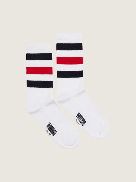 WBTennis Socks 2 pack - White-Navy-Red