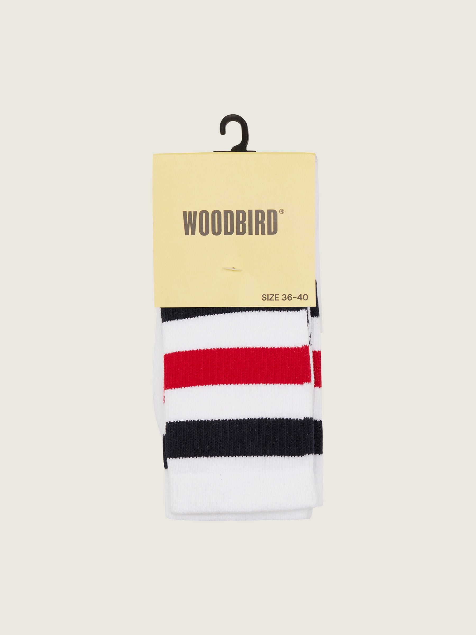 Woodbird WBTennis Socks 2 pack Accessories White-Navy-Red