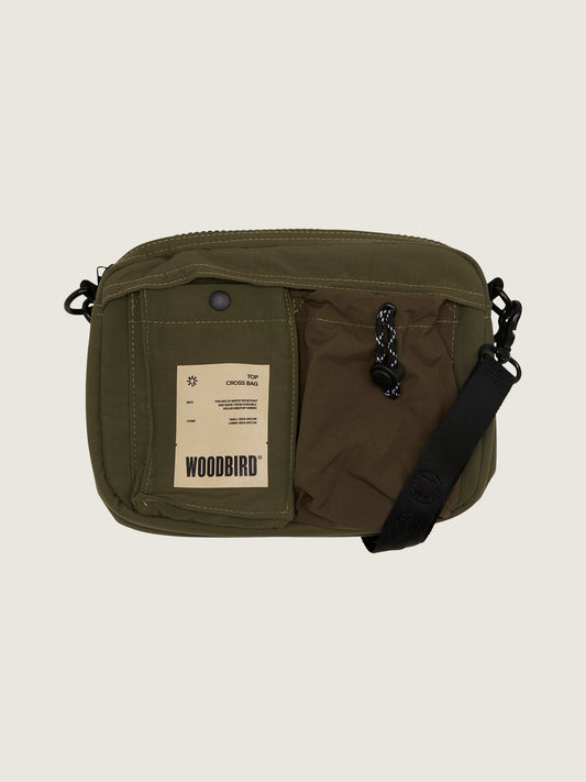 Woodbird Top cross bag Accessories Army Green