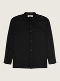Tuck Twill Shirt - Black