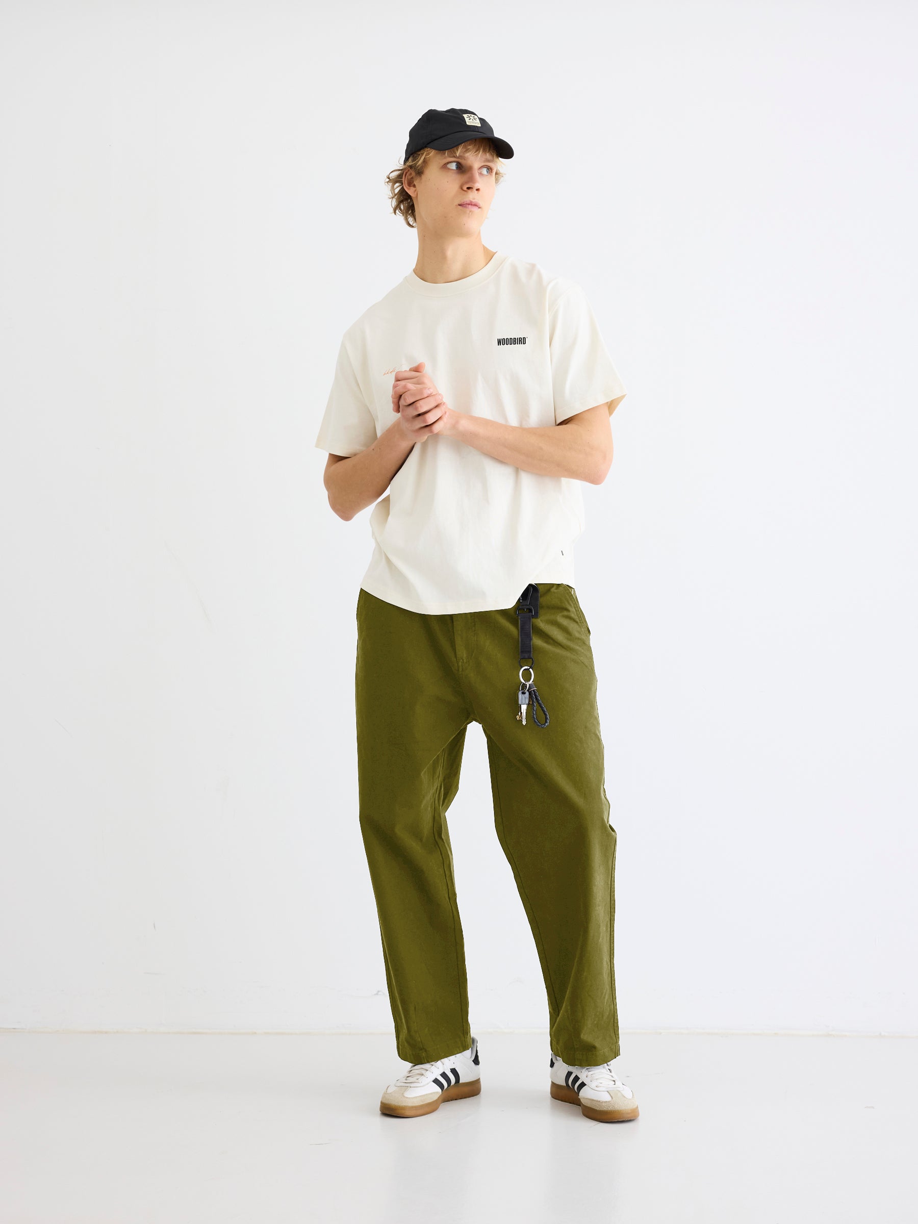 Woodbird Umo Base Pant Pants Army Green