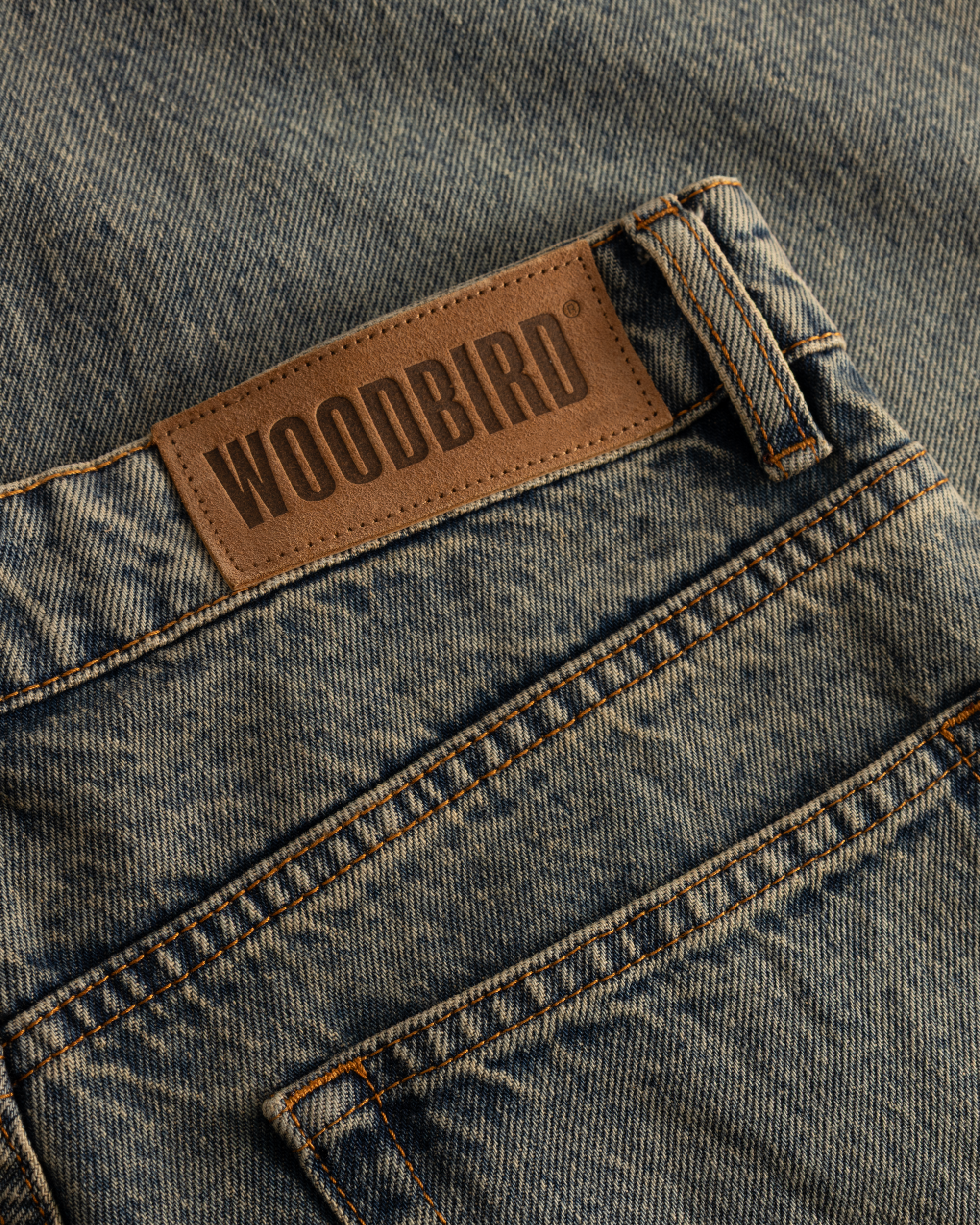 Woodbird Female WBAya Aged Jeans Jeans Dark Blue