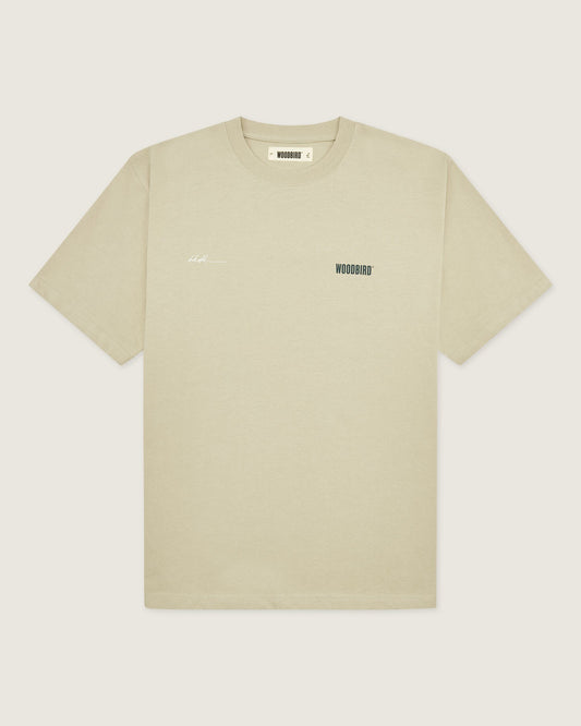 Woodbird WBBaine 8410 Tee T-Shirts Stone