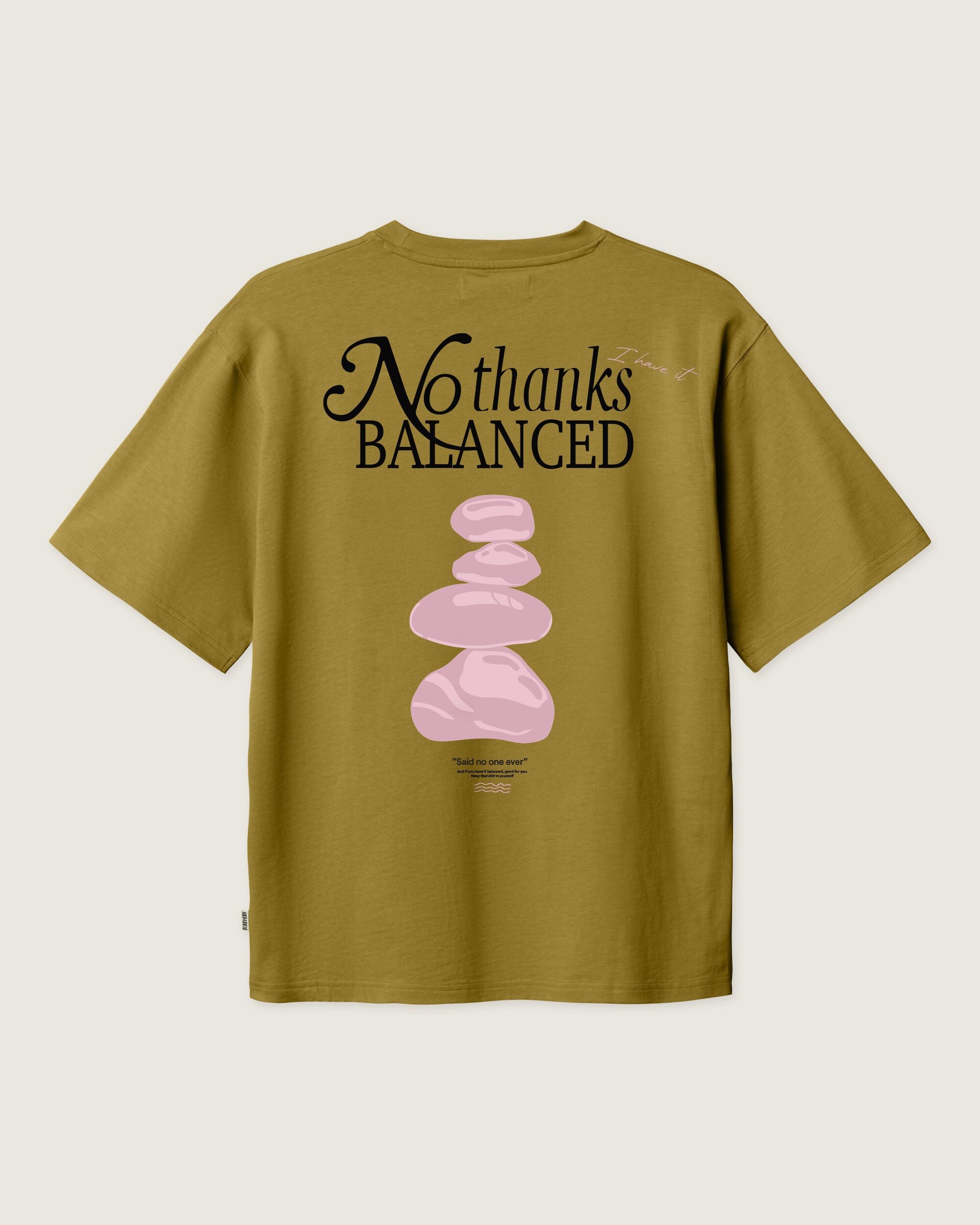 Woodbird WBBaine Balance tee T-Shirts Dark Green