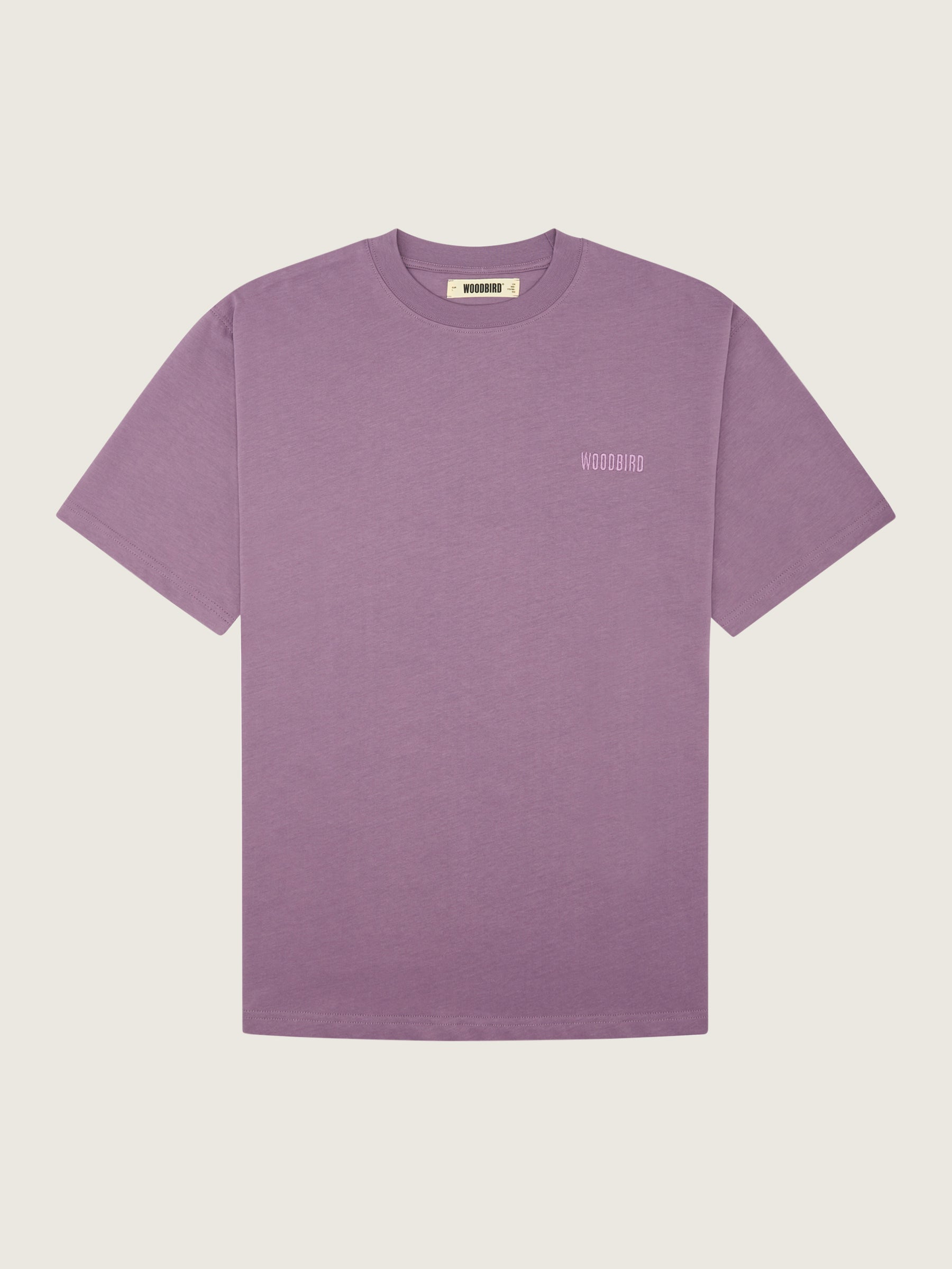 Woodbird WBBaine Base tee T-Shirts Purple