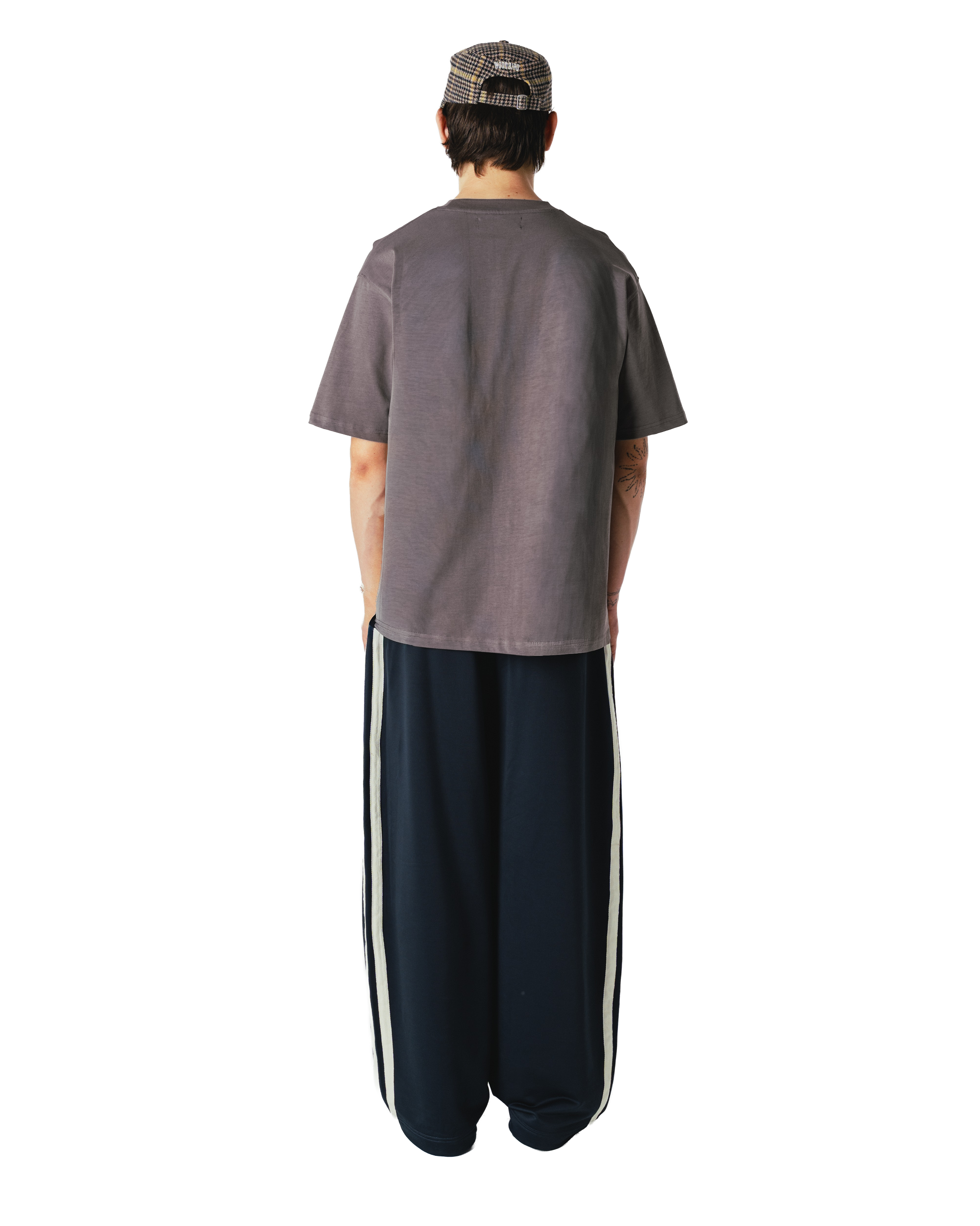 Woodbird WBBaine Base tee T-Shirts Antra Grey