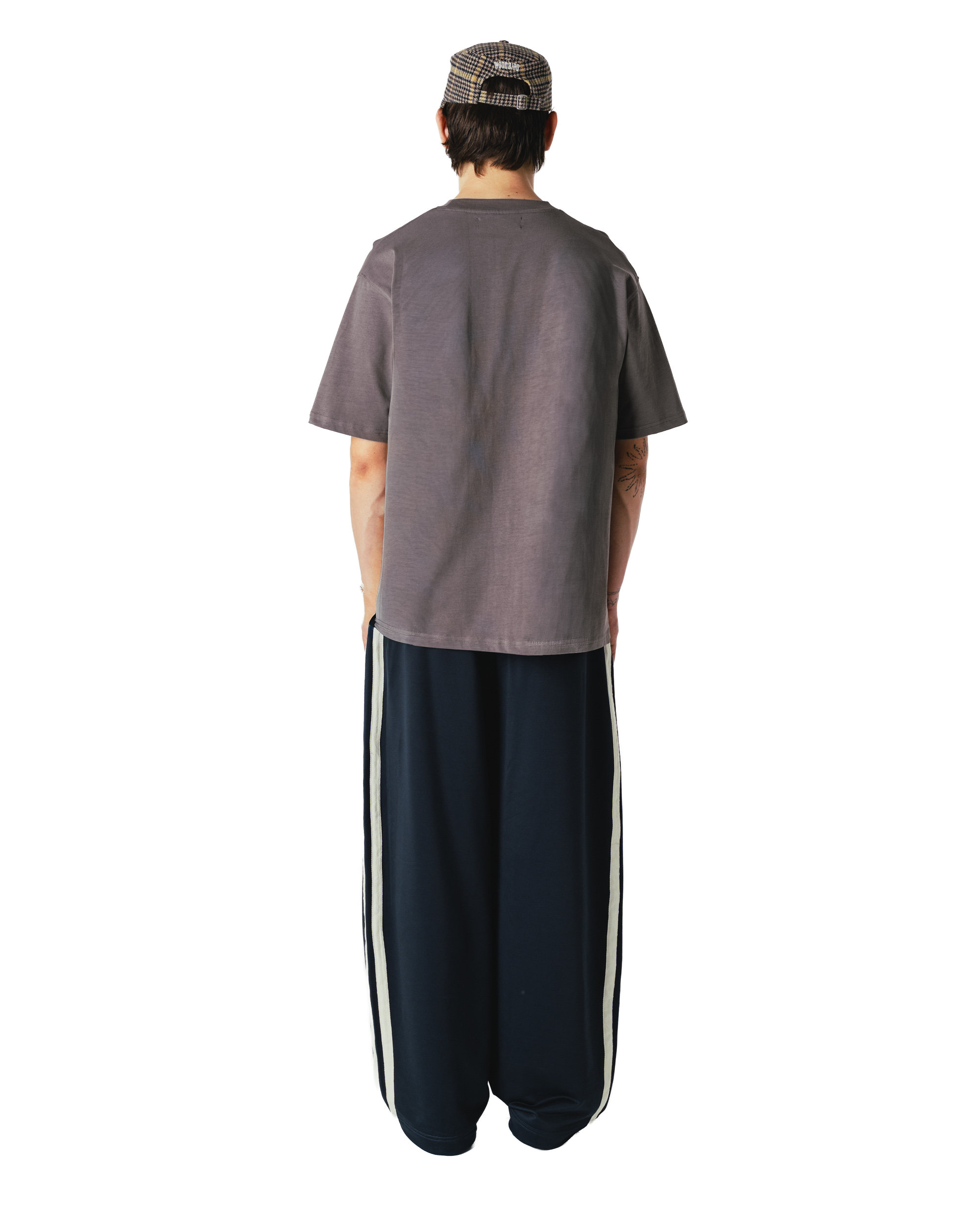 Woodbird WBBaine Base tee T-Shirts Antra Grey