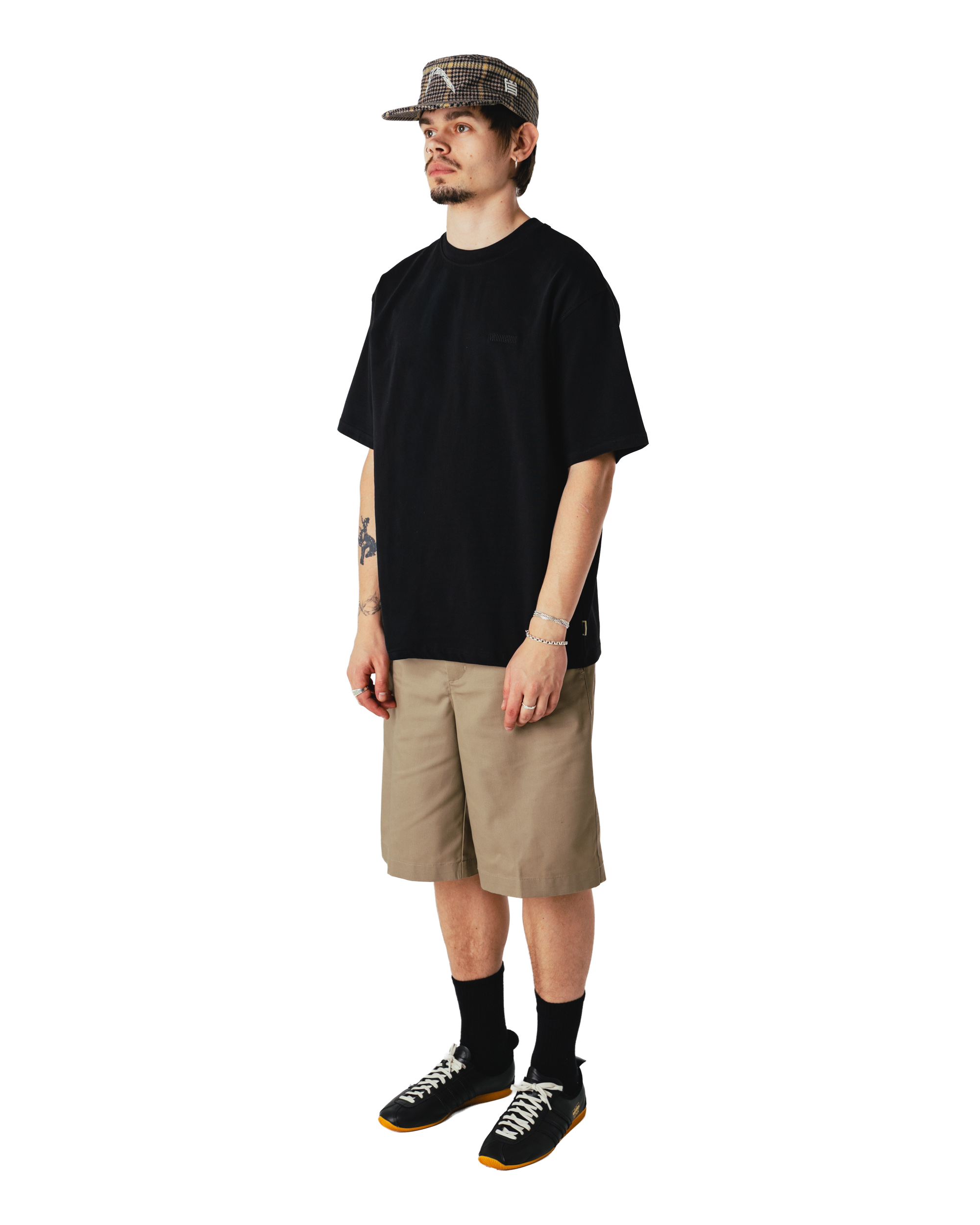 Woodbird WBBaine Base tee T-Shirts Black