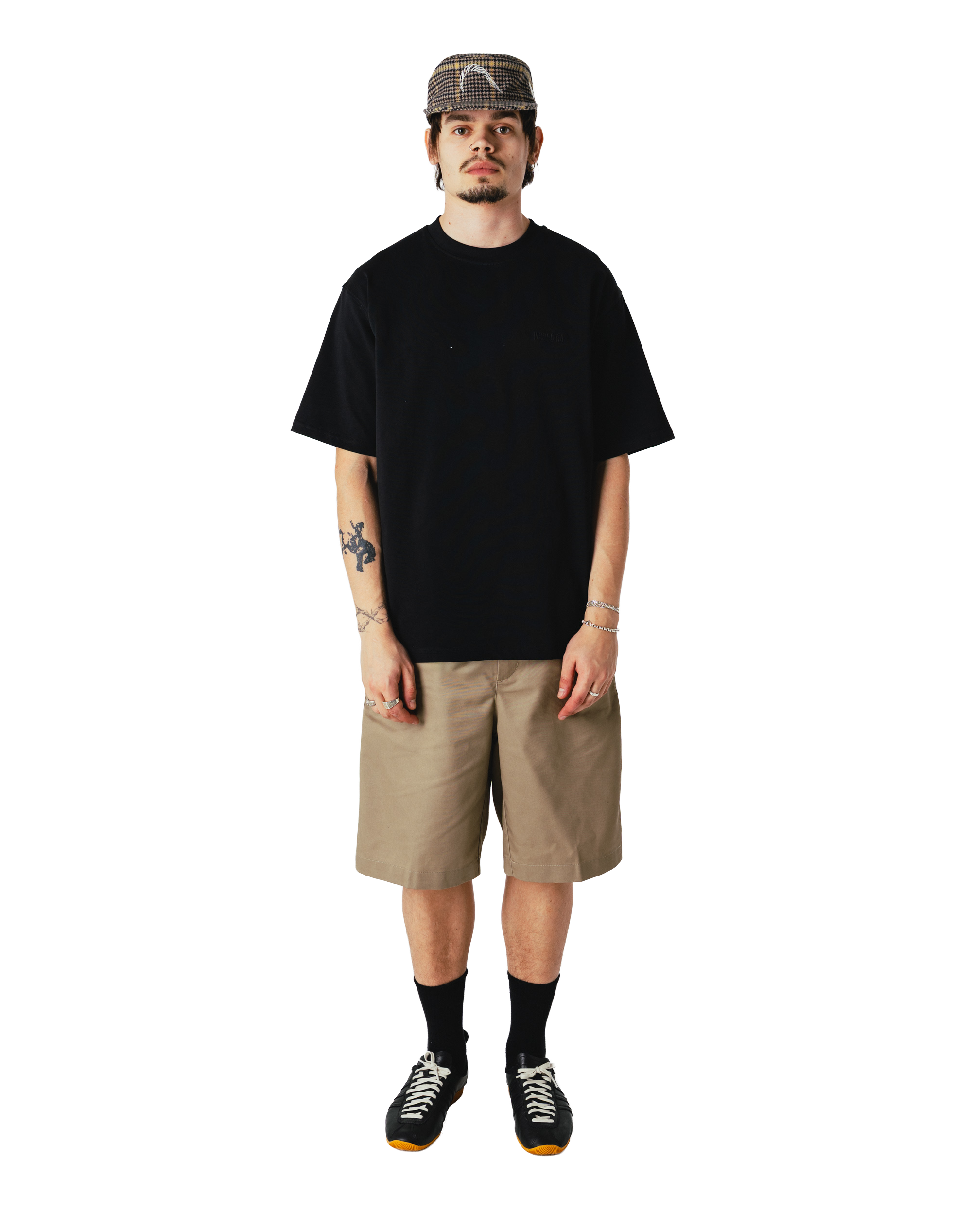Woodbird WBBaine Base tee T-Shirts Black
