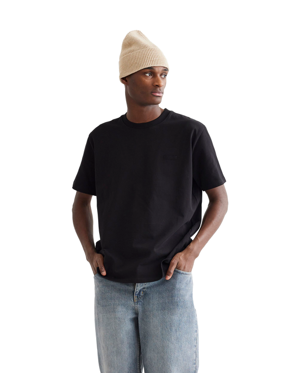 Woodbird WBBaine Base tee T-Shirts Black