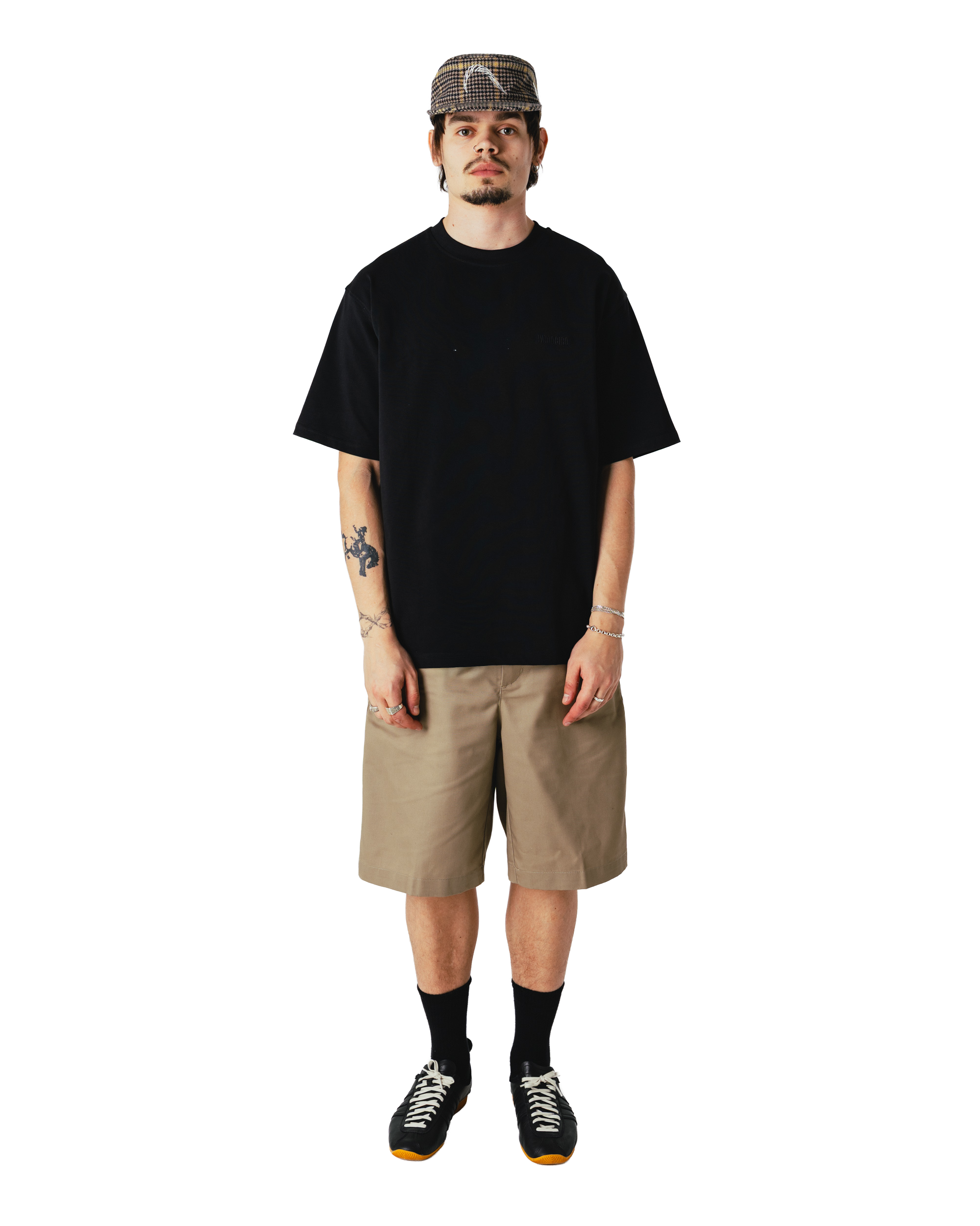 Woodbird WBBaine Base tee T-Shirts Black