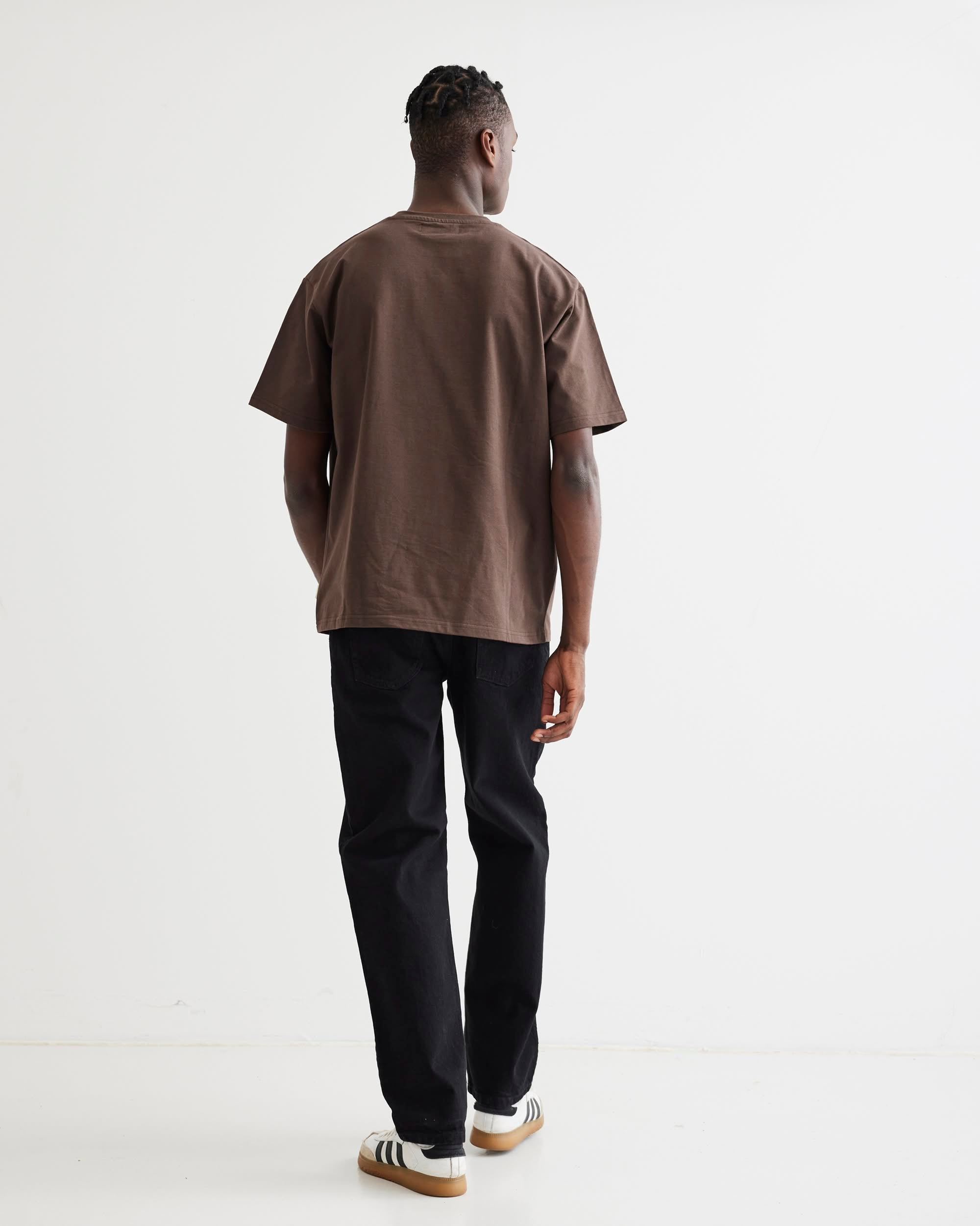 Woodbird WBBaine Base tee T-Shirts Brown