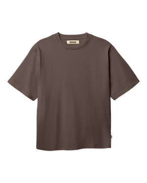 Woodbird WBBaine Base tee T-Shirts Brown