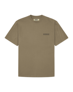 Woodbird WBBaine Base tee T-Shirts Dark Brown