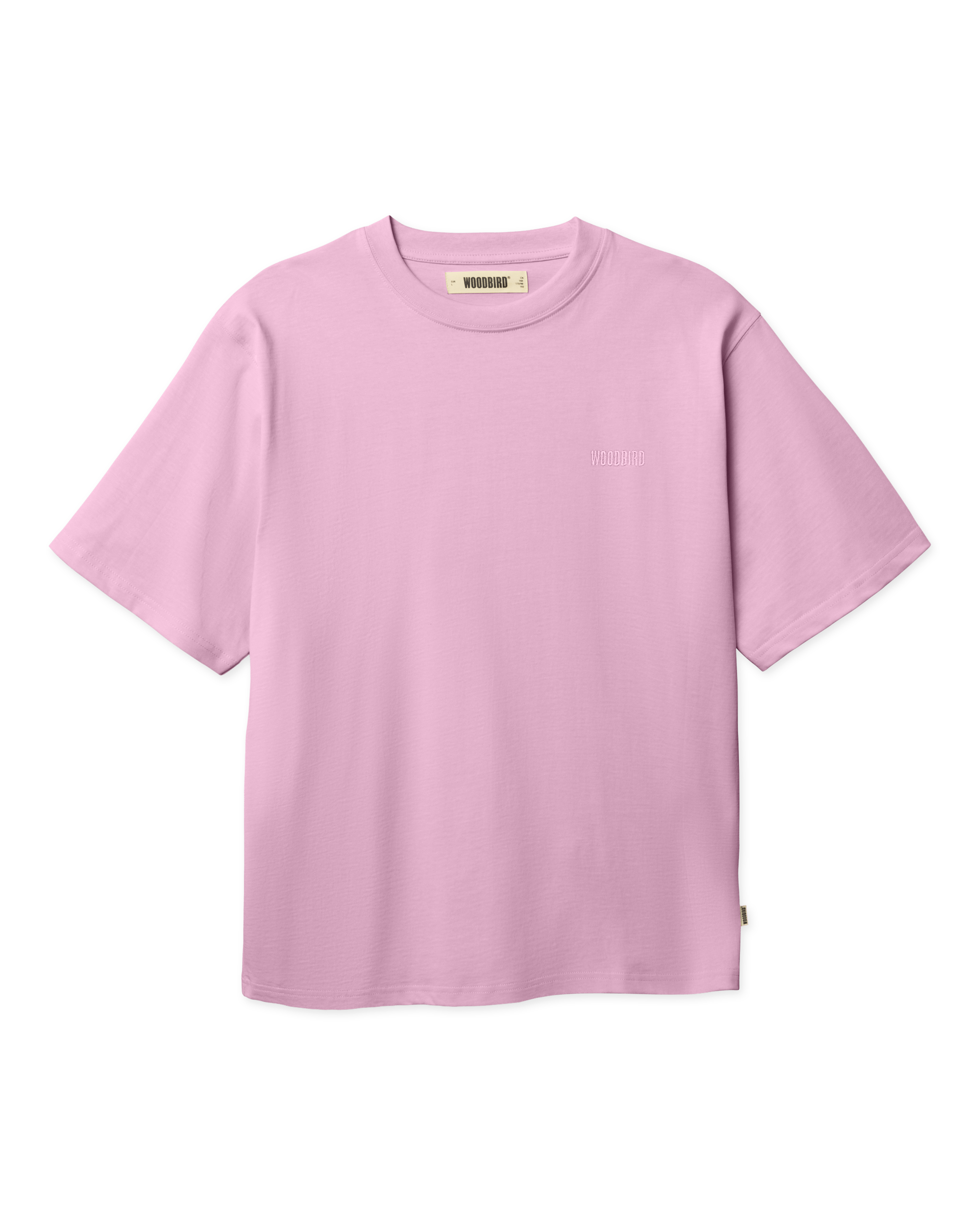 Woodbird WBBaine Base tee T-Shirts Dusty Violet