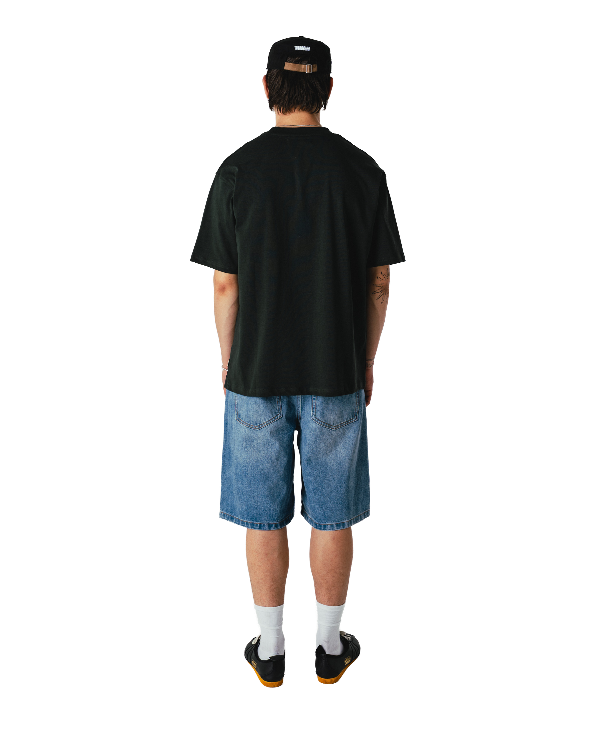 Woodbird WBBaine Base tee T-Shirts Forrest Green