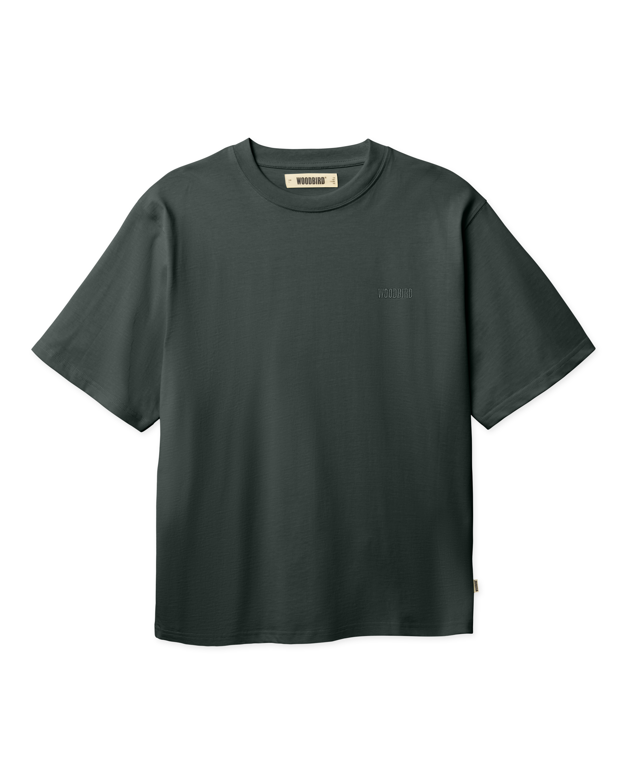 Woodbird WBBaine Base tee T-Shirts Forrest Green