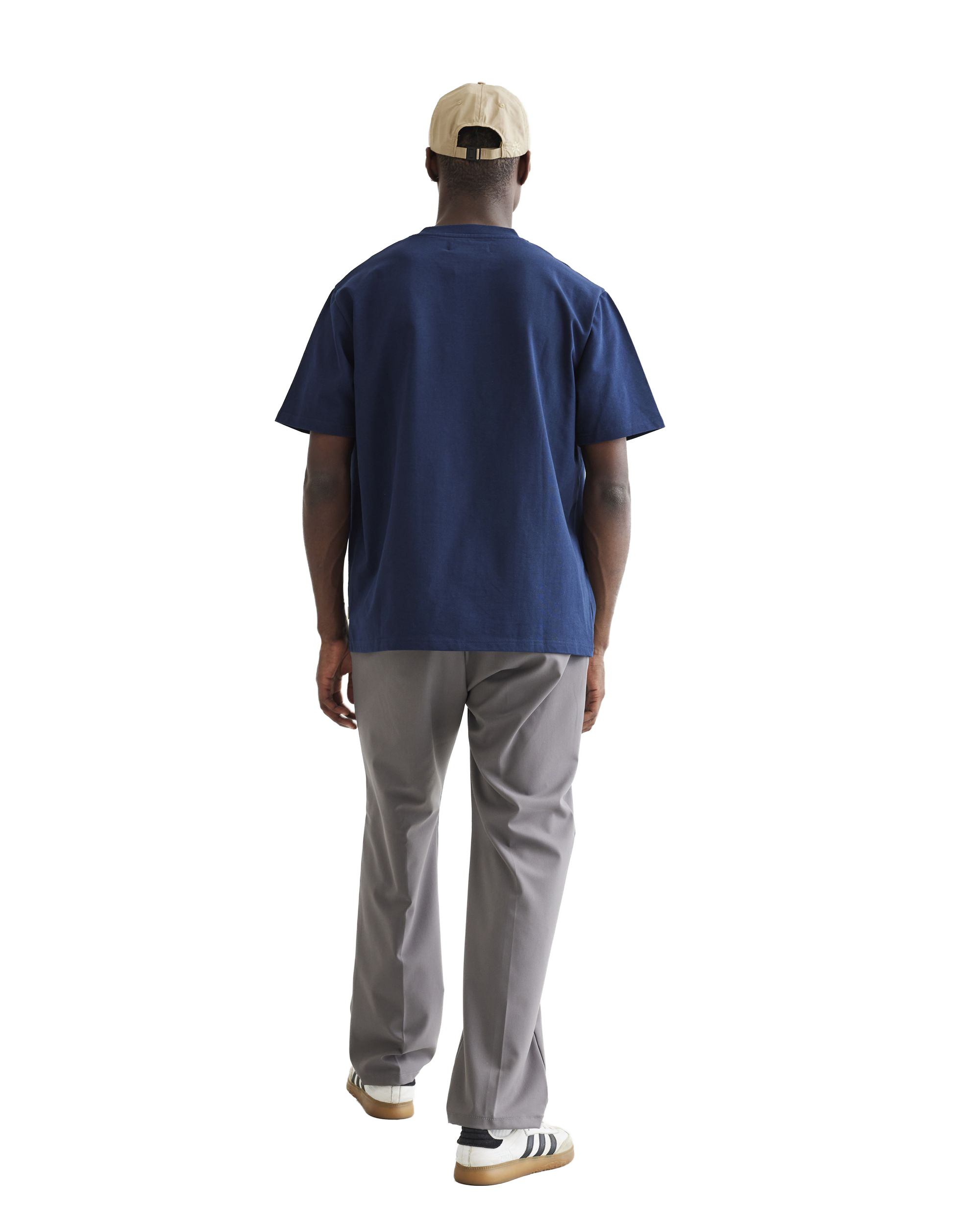 Woodbird WBBaine Base tee T-Shirts Navy