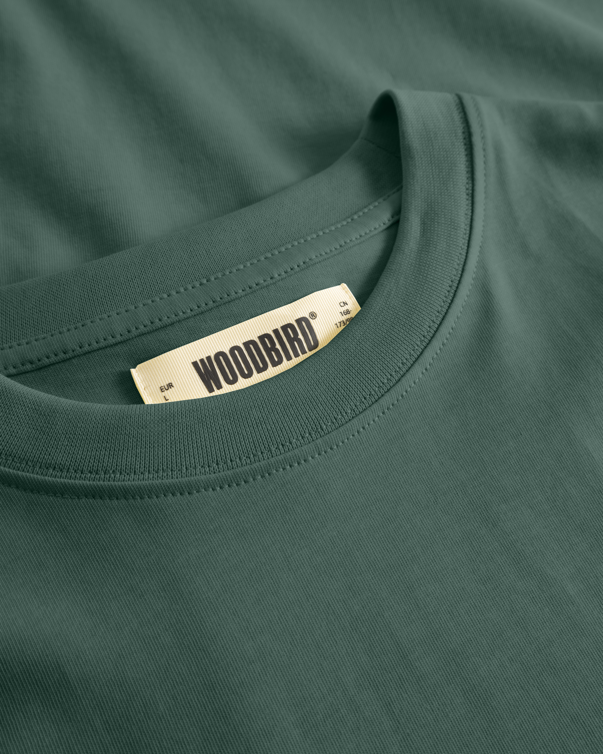 Woodbird WBBaine Base tee T-Shirts Pine Green