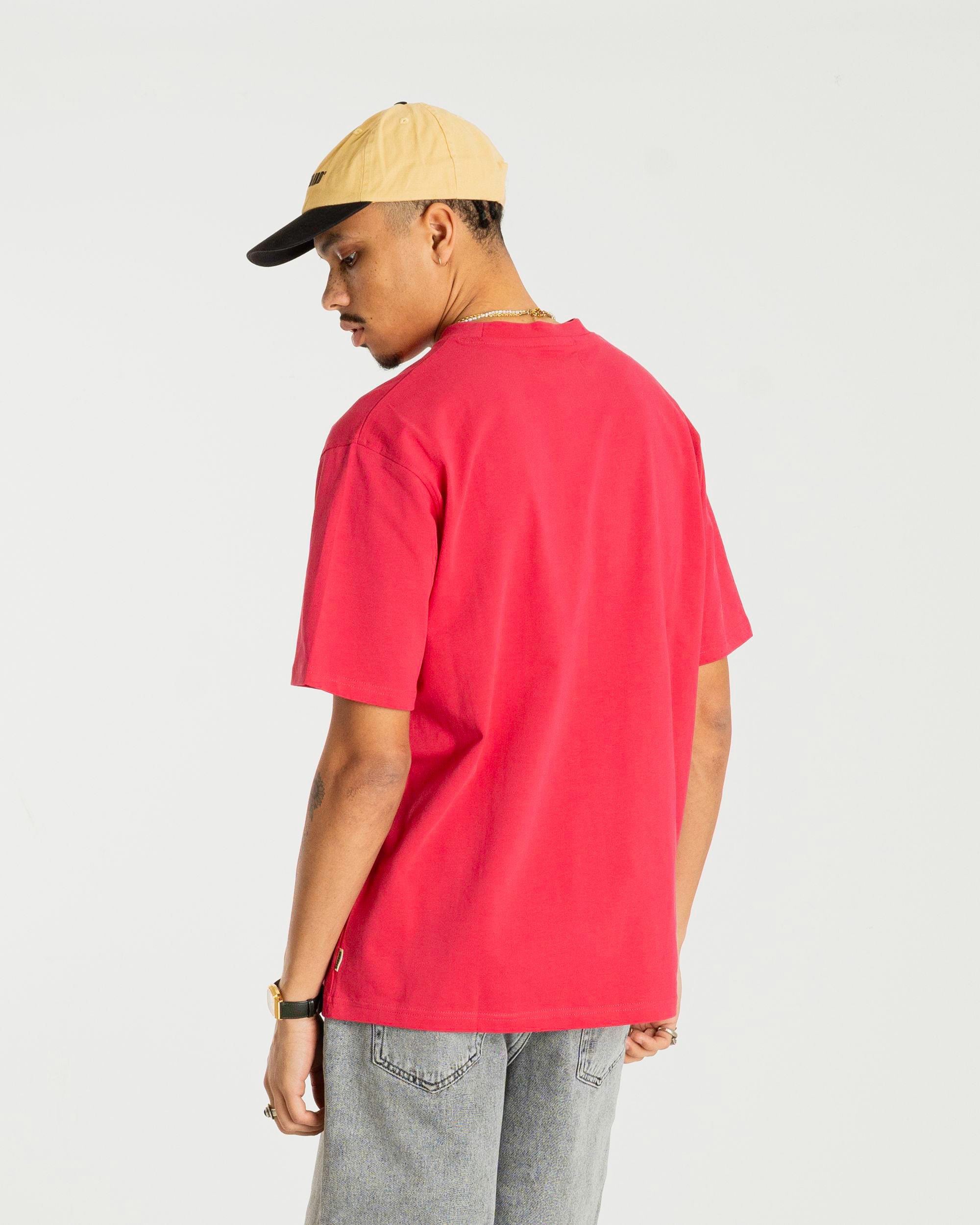 Woodbird WBBaine Base tee T-Shirts Pink