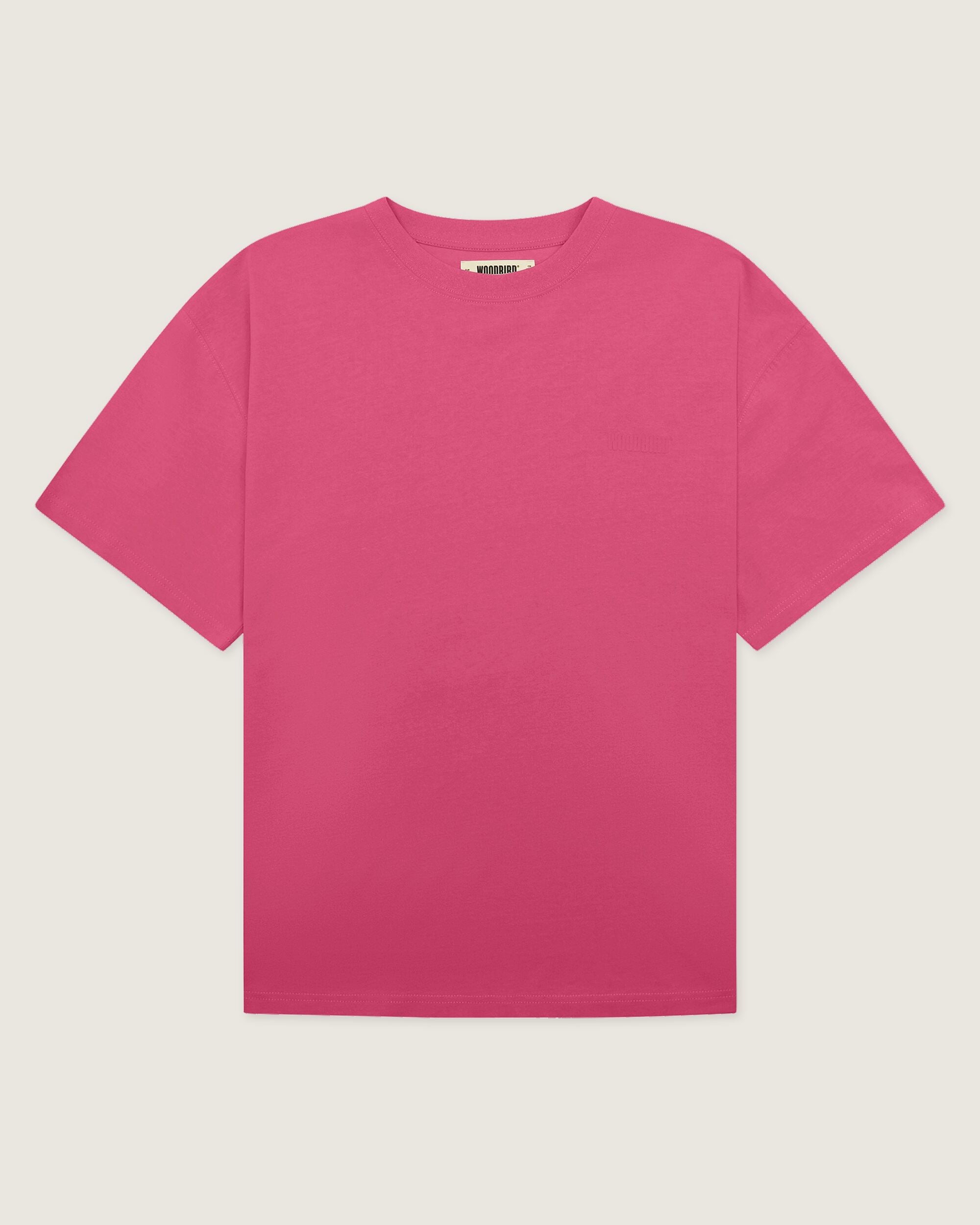 Woodbird WBBaine Base tee T-Shirts Pink