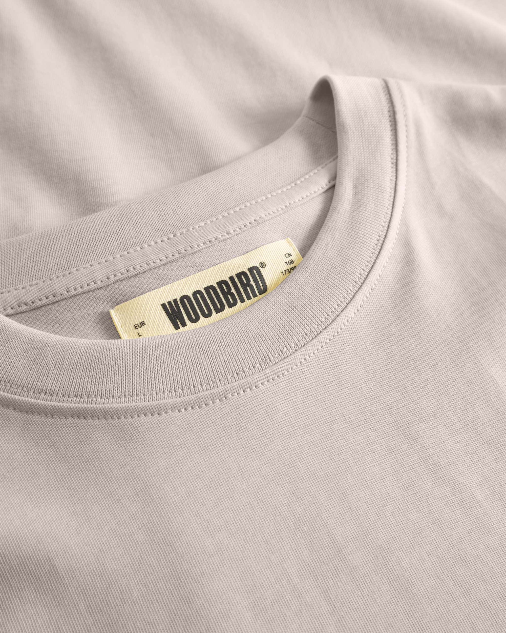 Woodbird WBBaine Base tee T-Shirts Stone