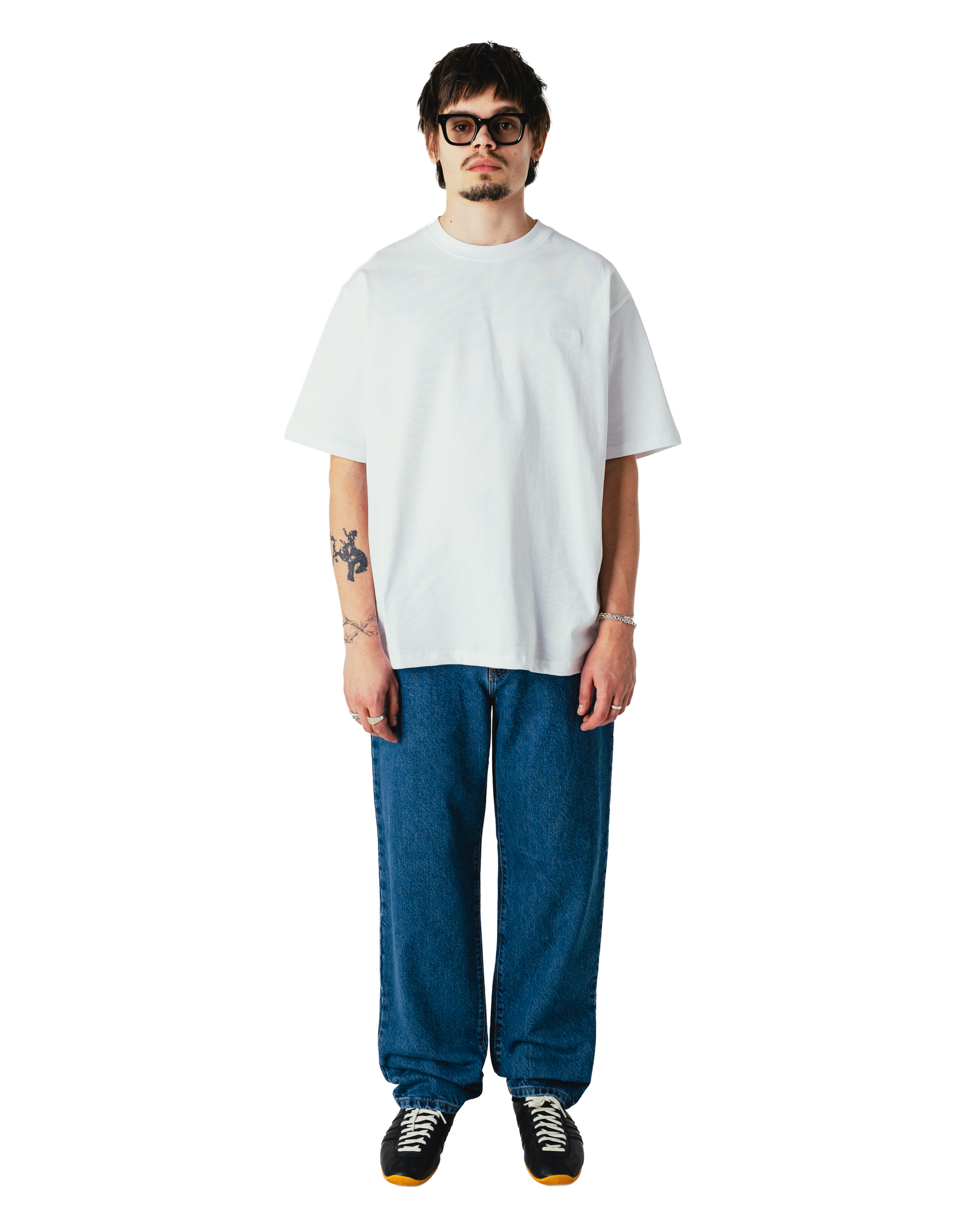Woodbird WBBaine Base tee T-Shirts White
