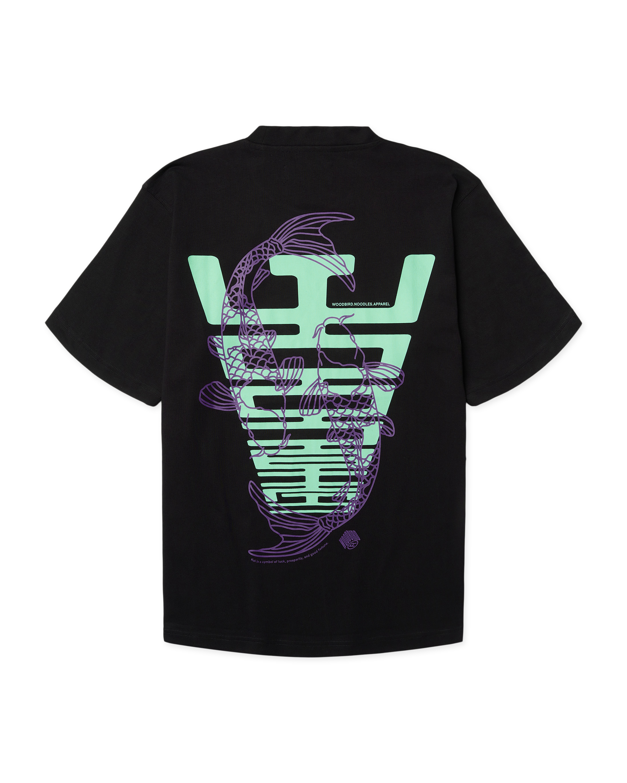 Woodbird WBBaine Carp Tee T-Shirts Black