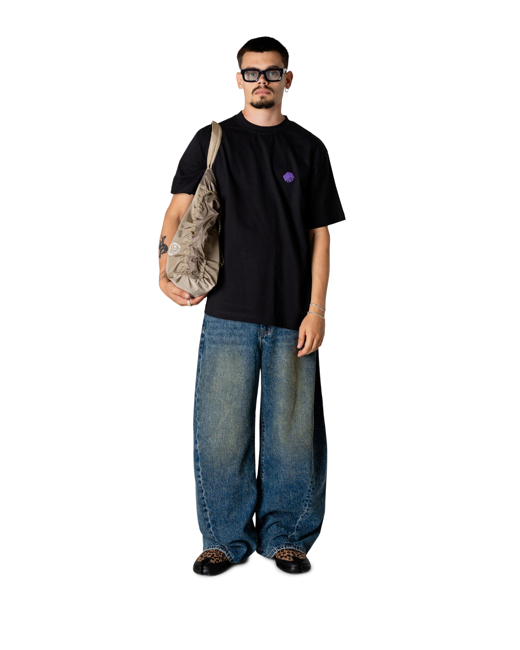 Woodbird WBBaine Carp Tee T-Shirts Black