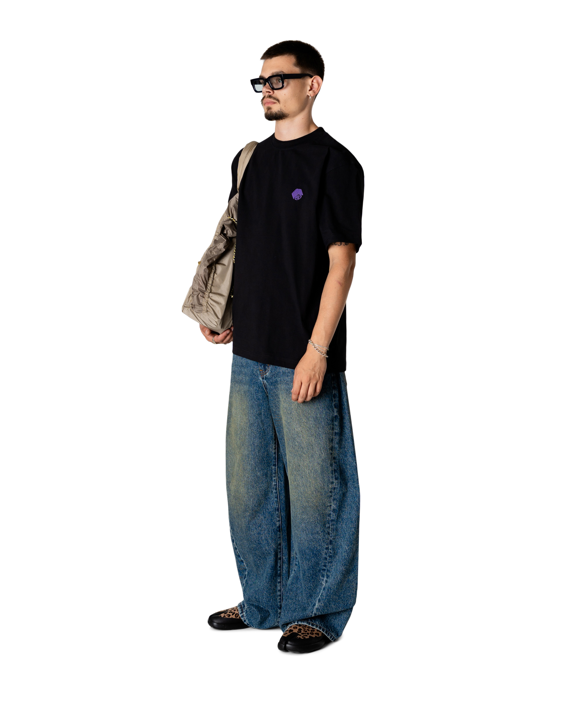 Woodbird WBBaine Carp Tee T-Shirts Black
