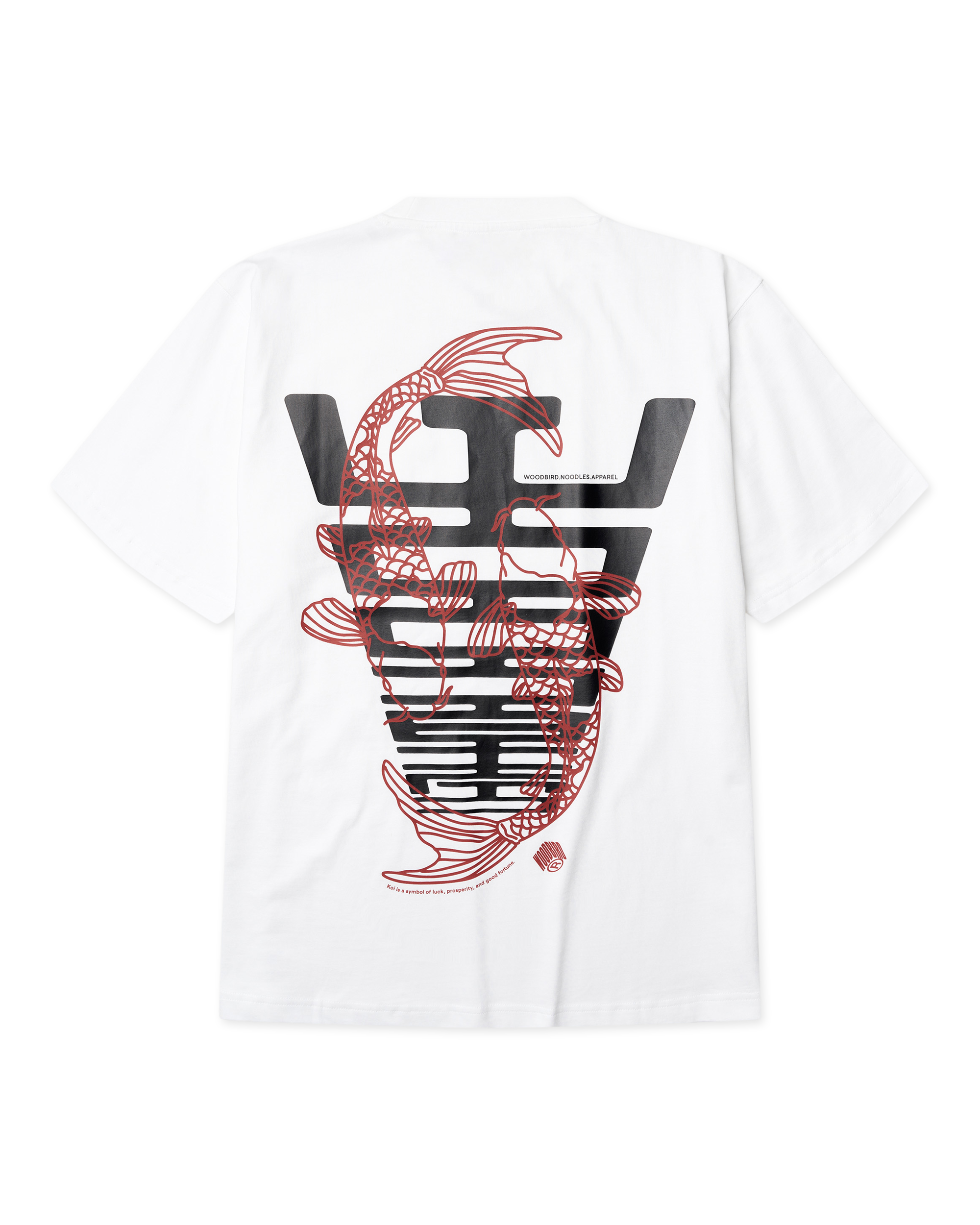 Woodbird WBBaine Carp Tee T-Shirts White