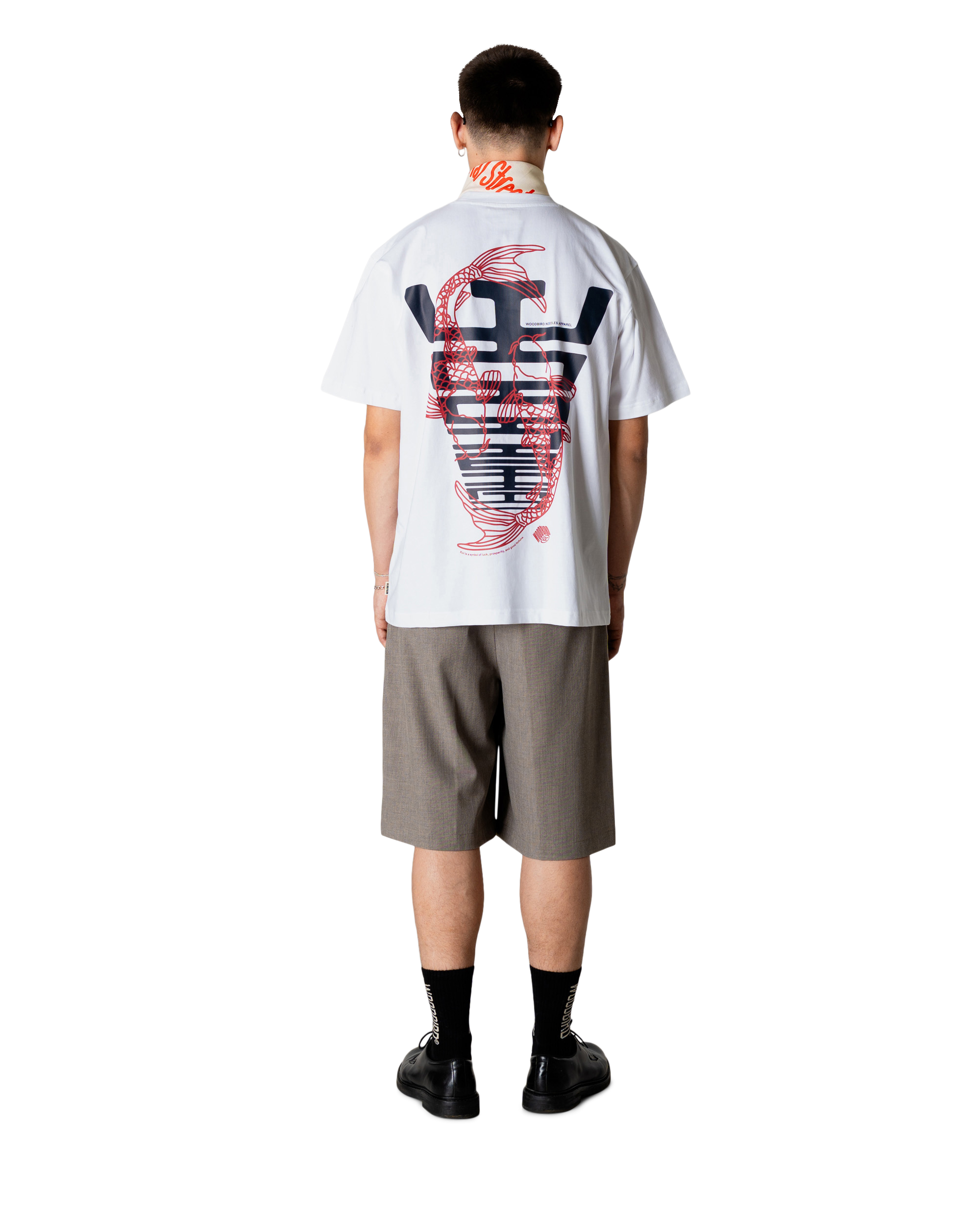 Woodbird WBBaine Carp Tee T-Shirts White