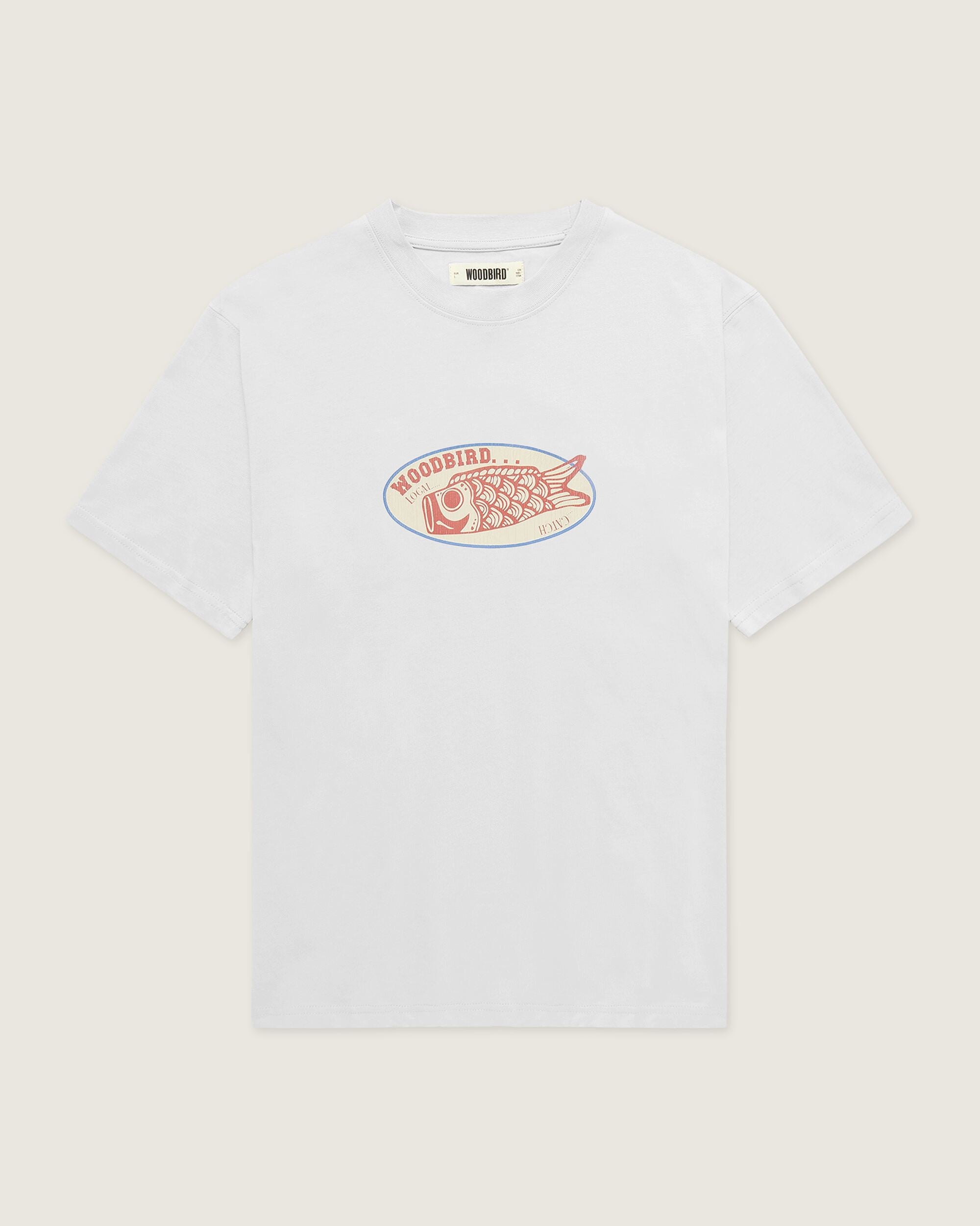 Woodbird WBBaine Catch Tee T-Shirts White