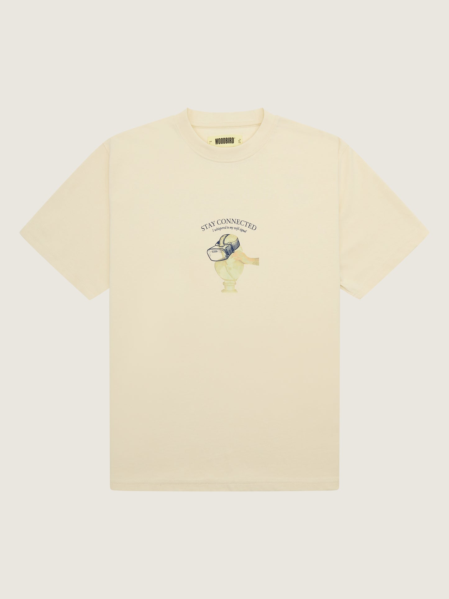 Woodbird WBBaine Connect Tee T-Shirts Off White