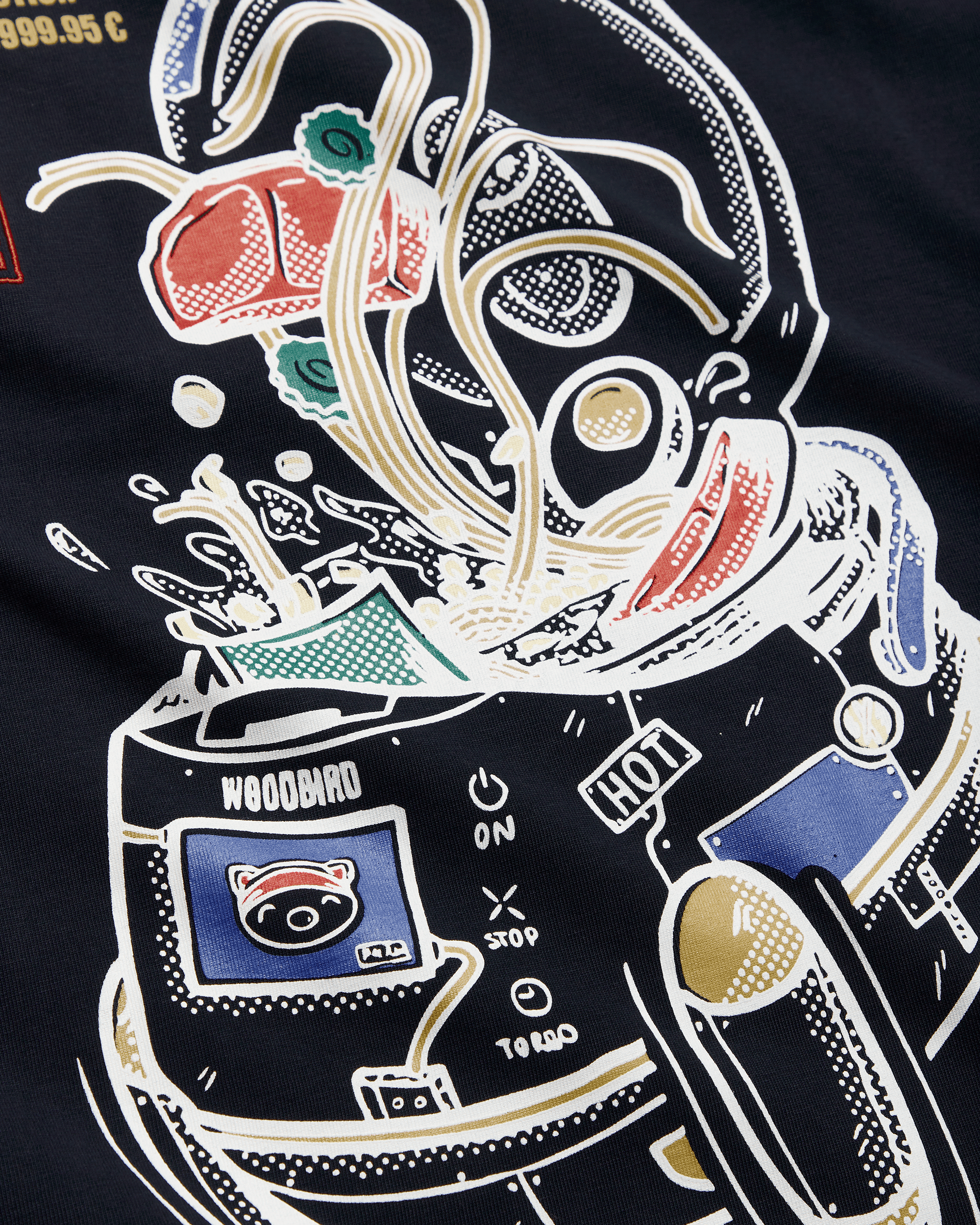 Woodbird WBBaine Cook Tee T-Shirts Dark Navy
