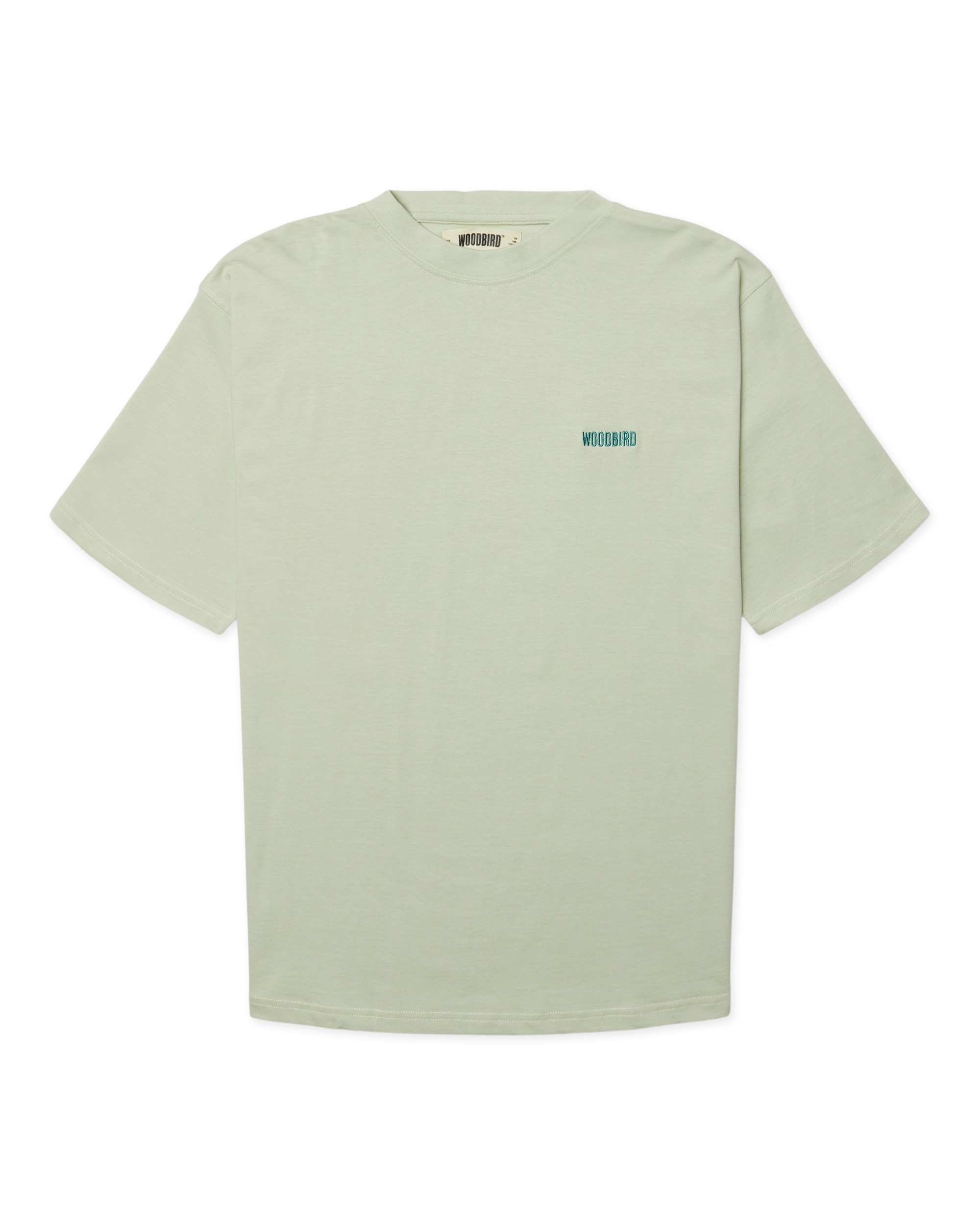 Woodbird WBBaine Cook Tee T-Shirts Dusty Green