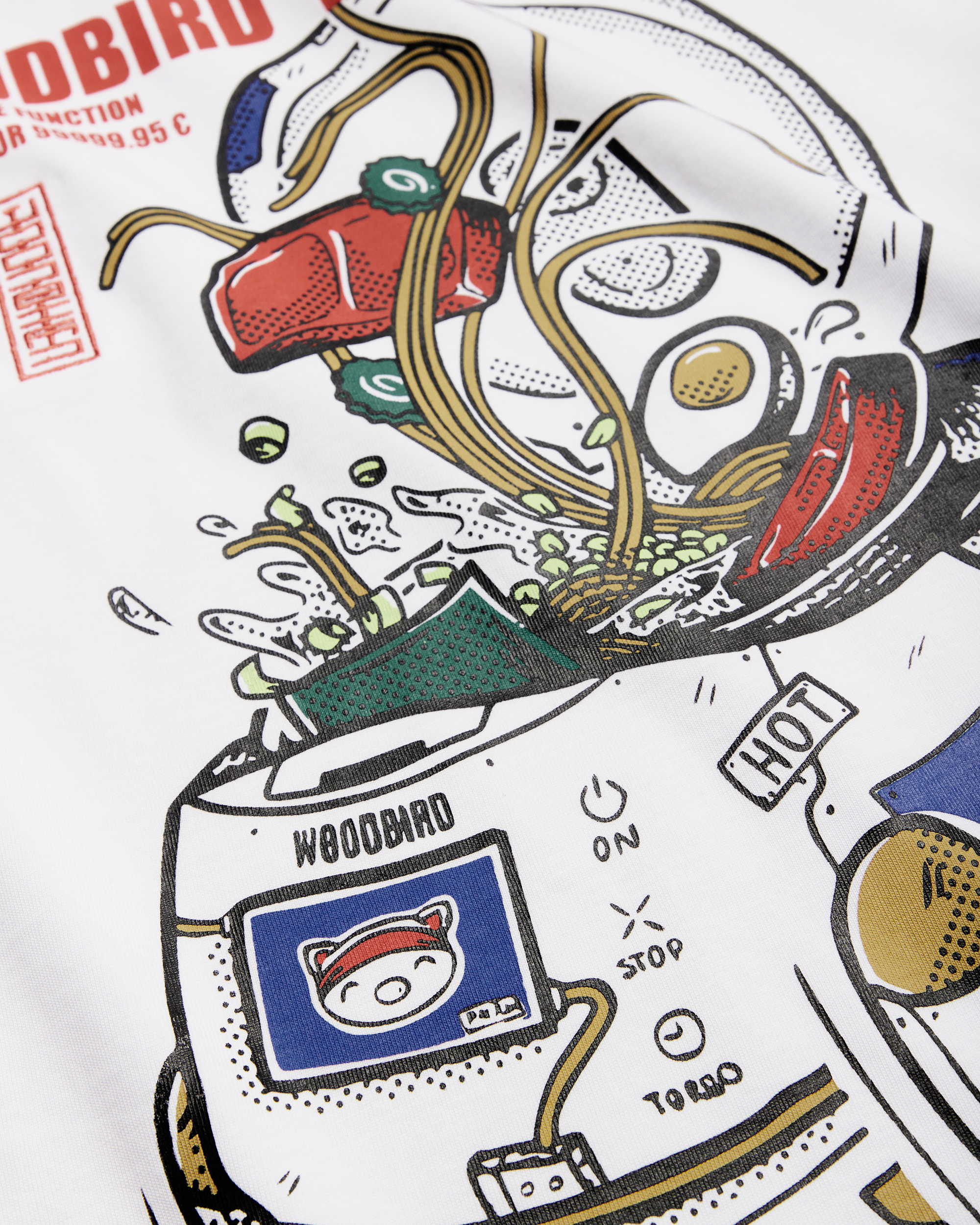 Woodbird WBBaine Cook Tee T-Shirts White