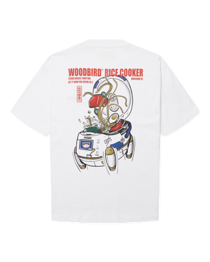 Woodbird WBBaine Cook Tee T-Shirts White