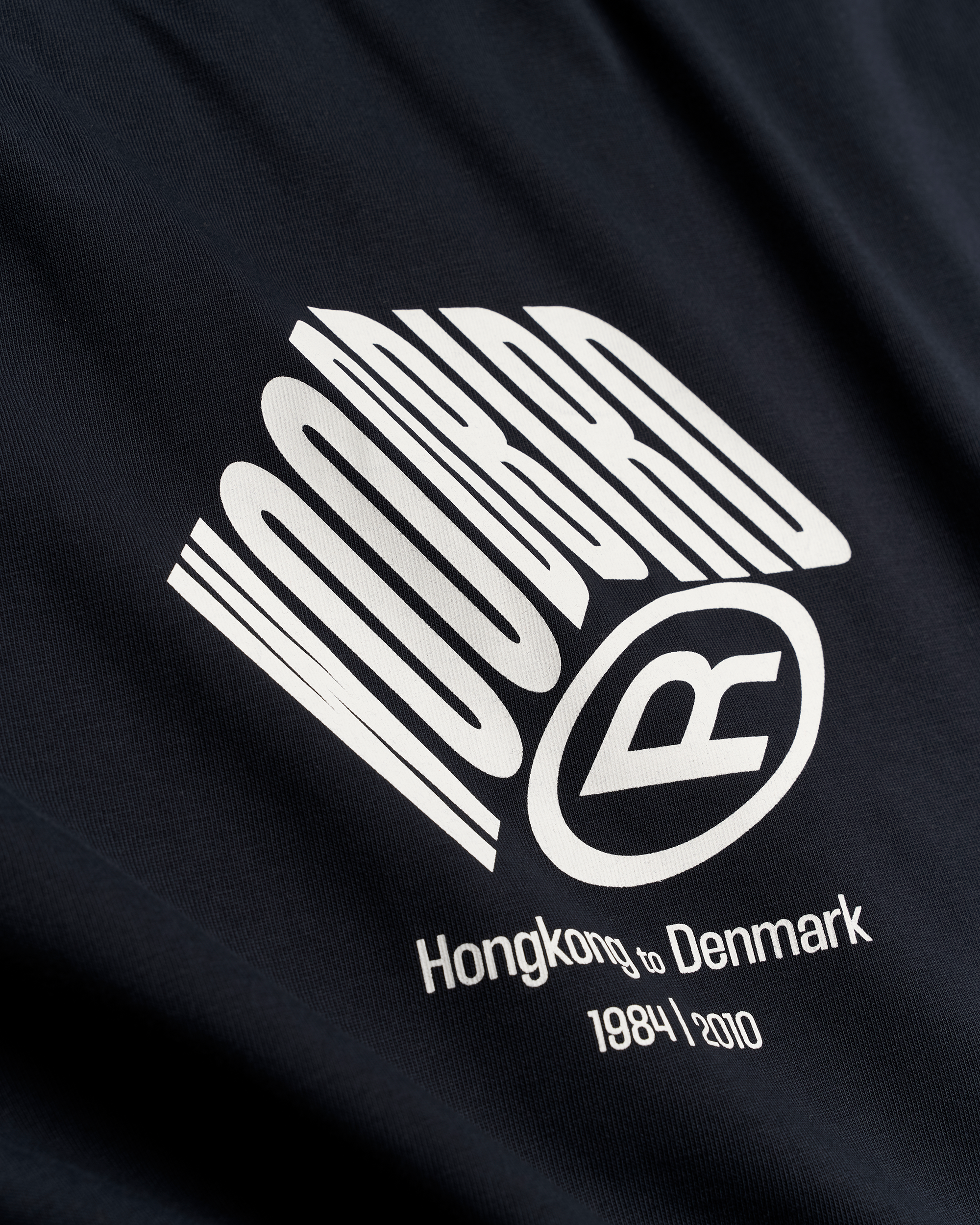 Woodbird WBBaine Cube Tee T-Shirts Dark Navy