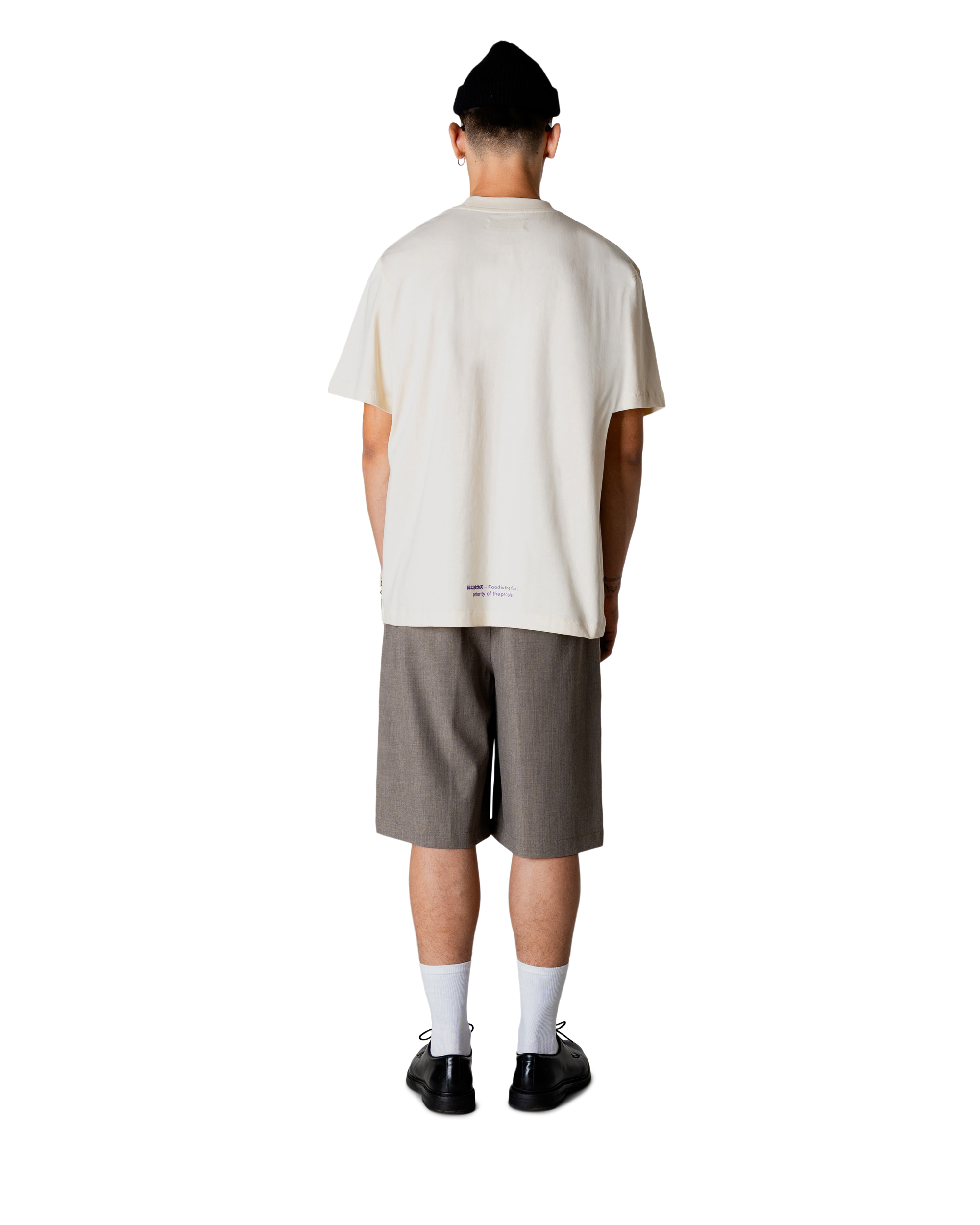 Woodbird WBBaine Cube Tee T-Shirts Off White
