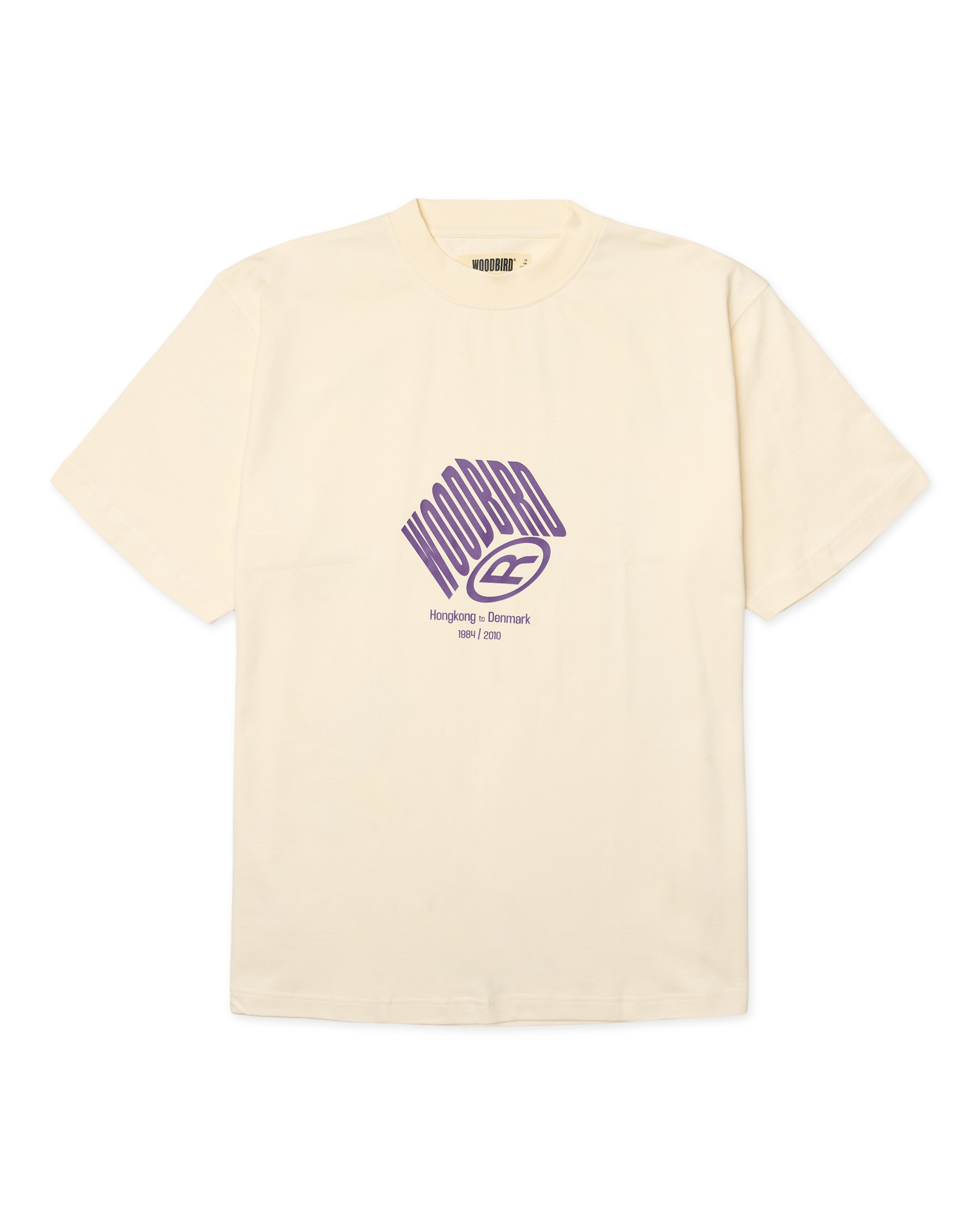 Woodbird WBBaine Cube Tee T-Shirts Off White