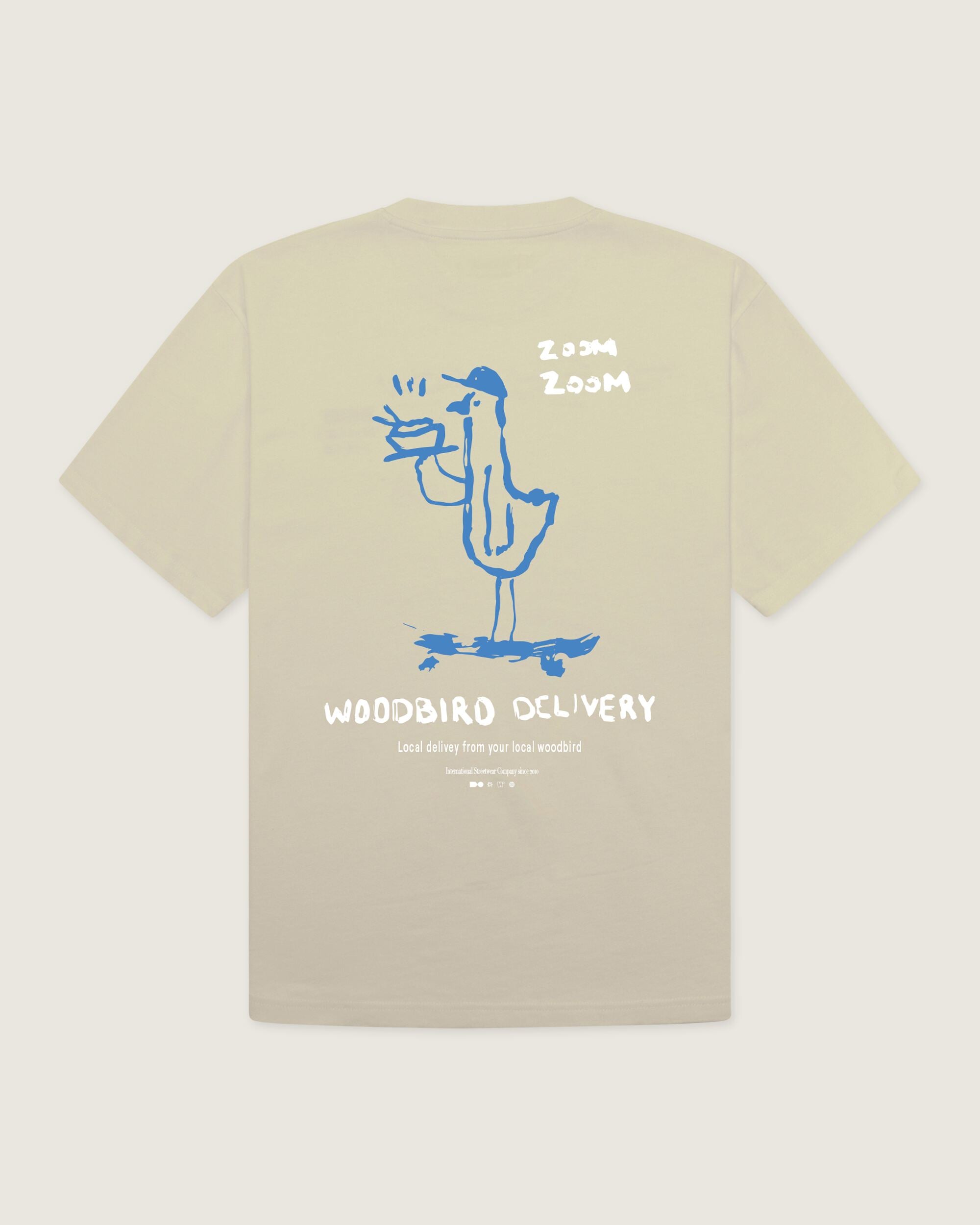 Woodbird WBBaine Delivery Tee T-Shirts Stone