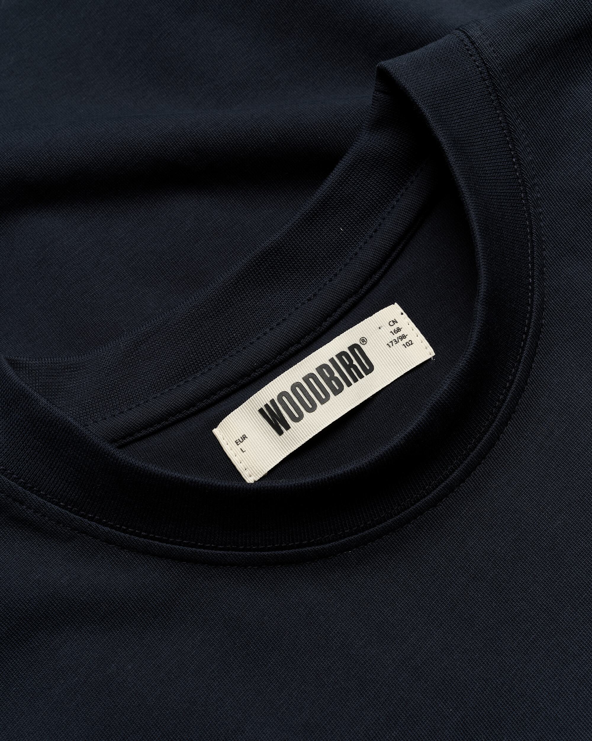 Woodbird WBBaine Dim Sum Tee T-Shirts Dark Navy